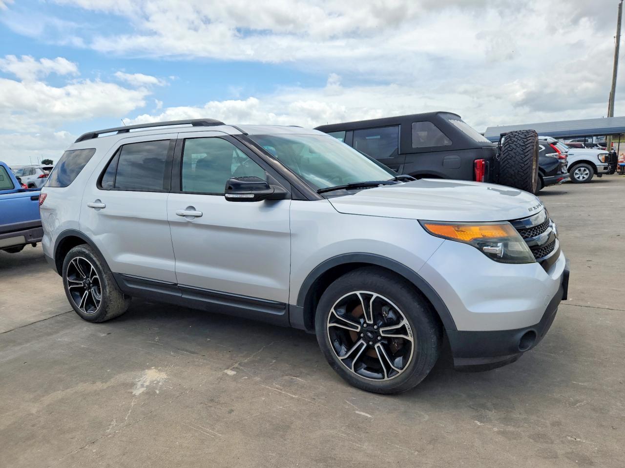2015 Ford Explorer Sport Серебряный vin: 1FM5K8GT5FGA18911