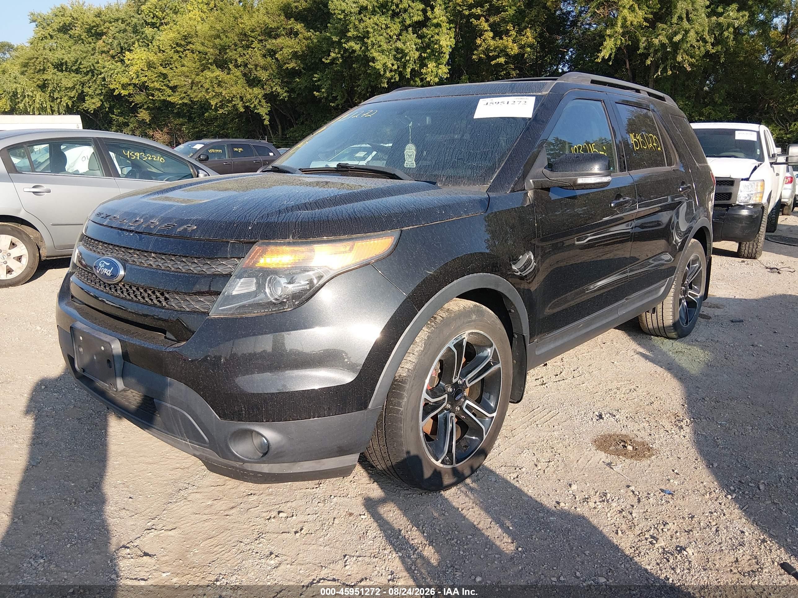 2015 Ford Explorer Sport Black vin: 1FM5K8GT5FGA32467