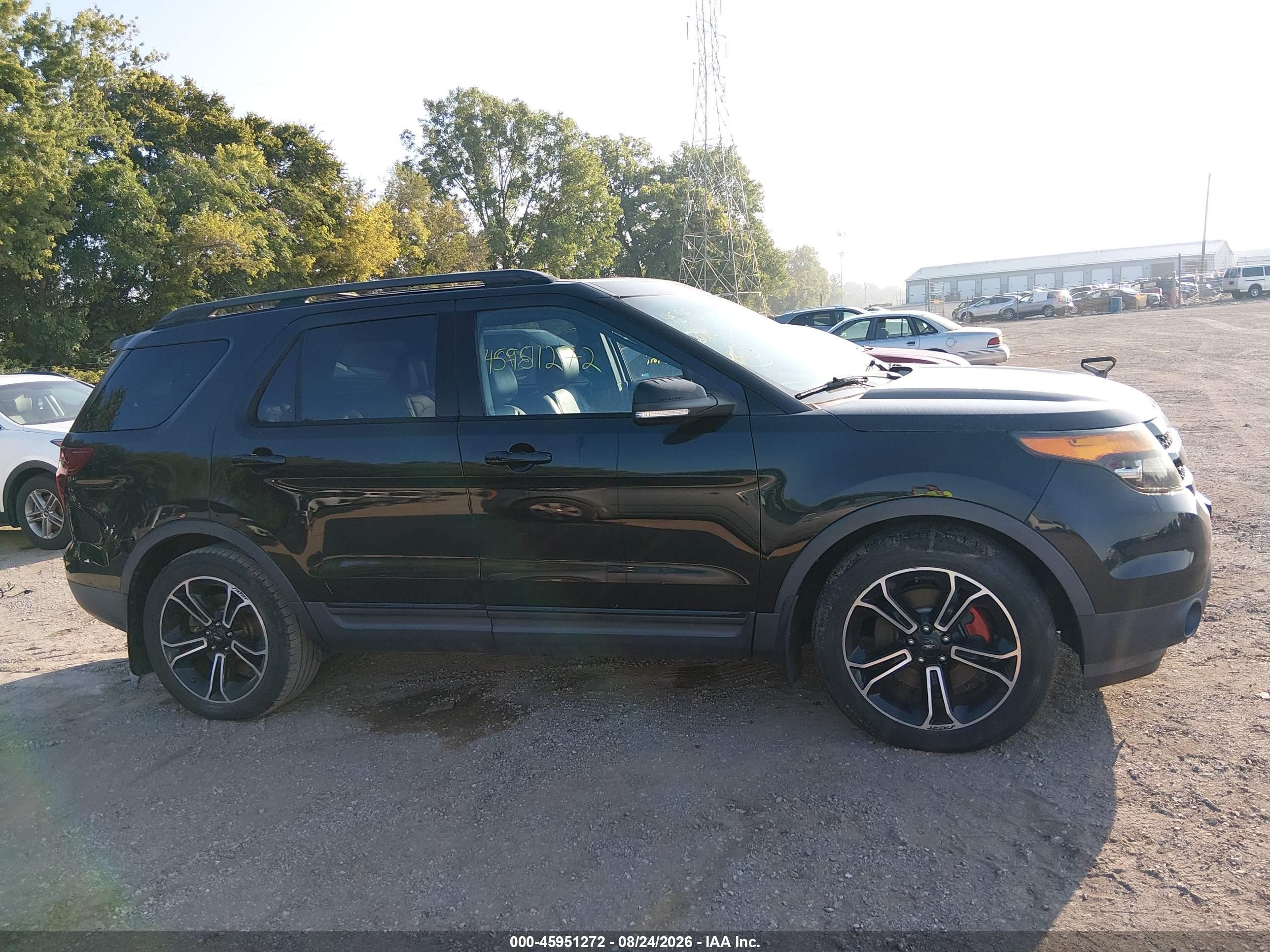 2015 Ford Explorer Sport Black vin: 1FM5K8GT5FGA32467