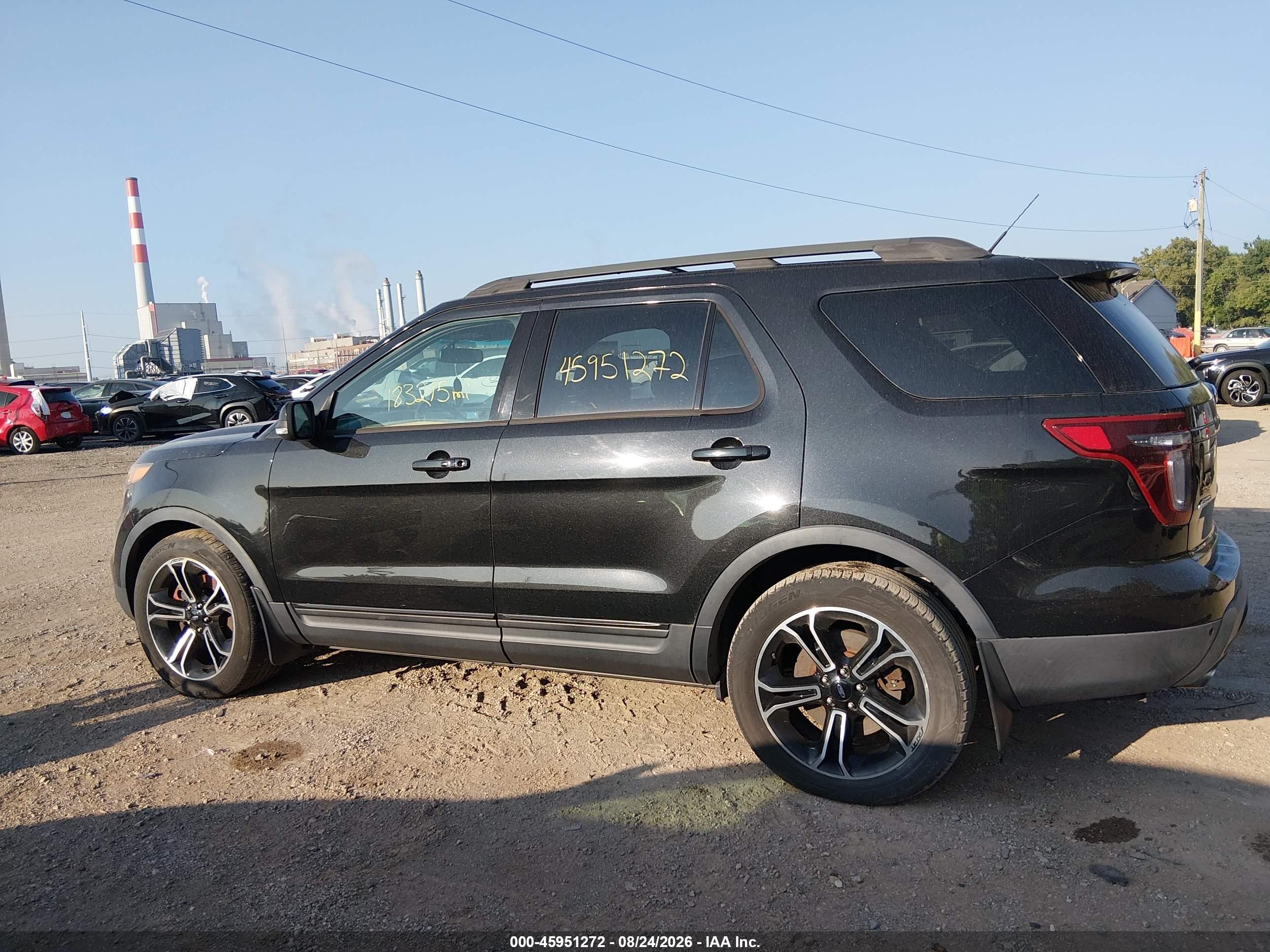 2015 Ford Explorer Sport Black vin: 1FM5K8GT5FGA32467