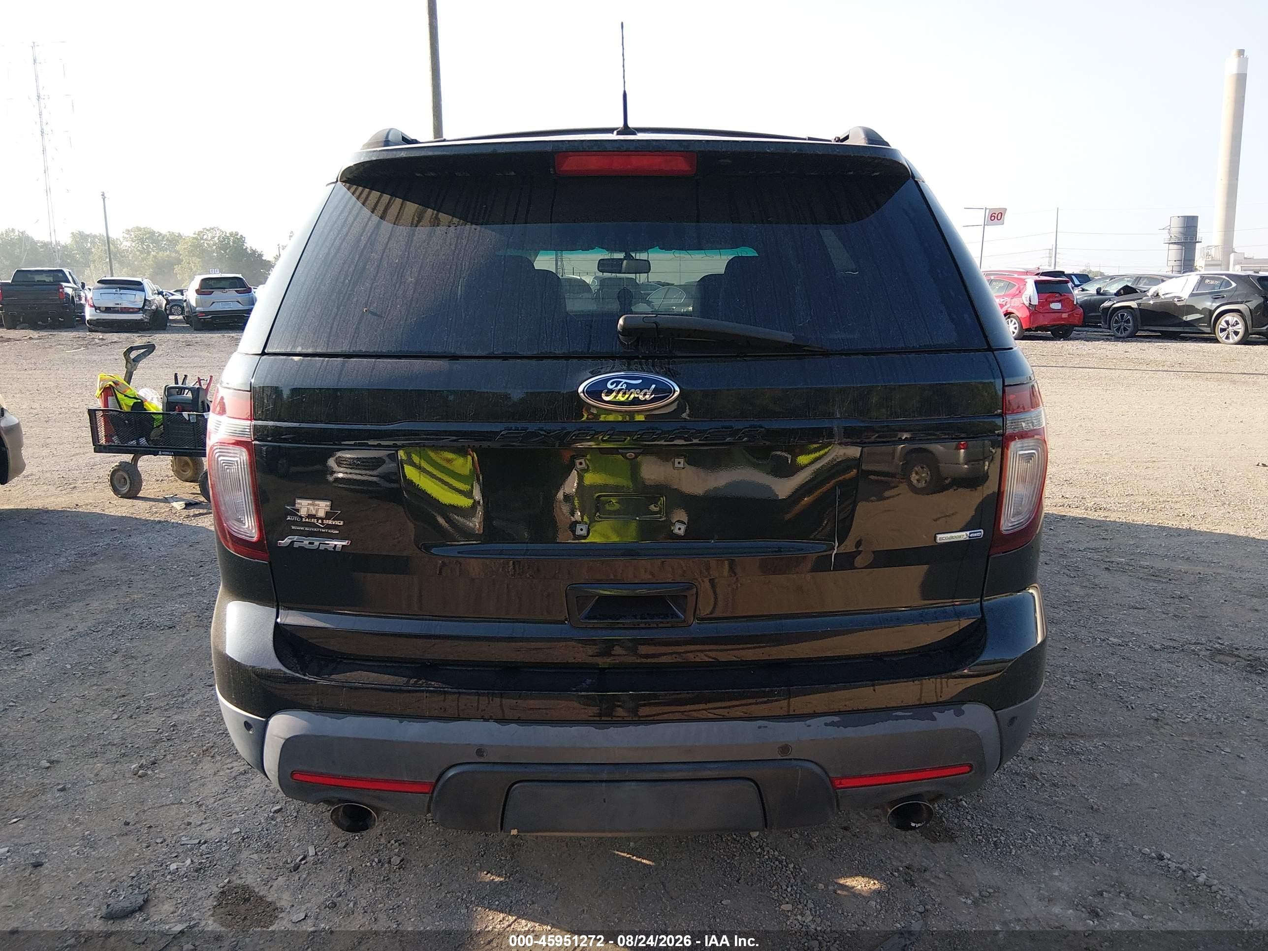 2015 Ford Explorer Sport Black vin: 1FM5K8GT5FGA32467