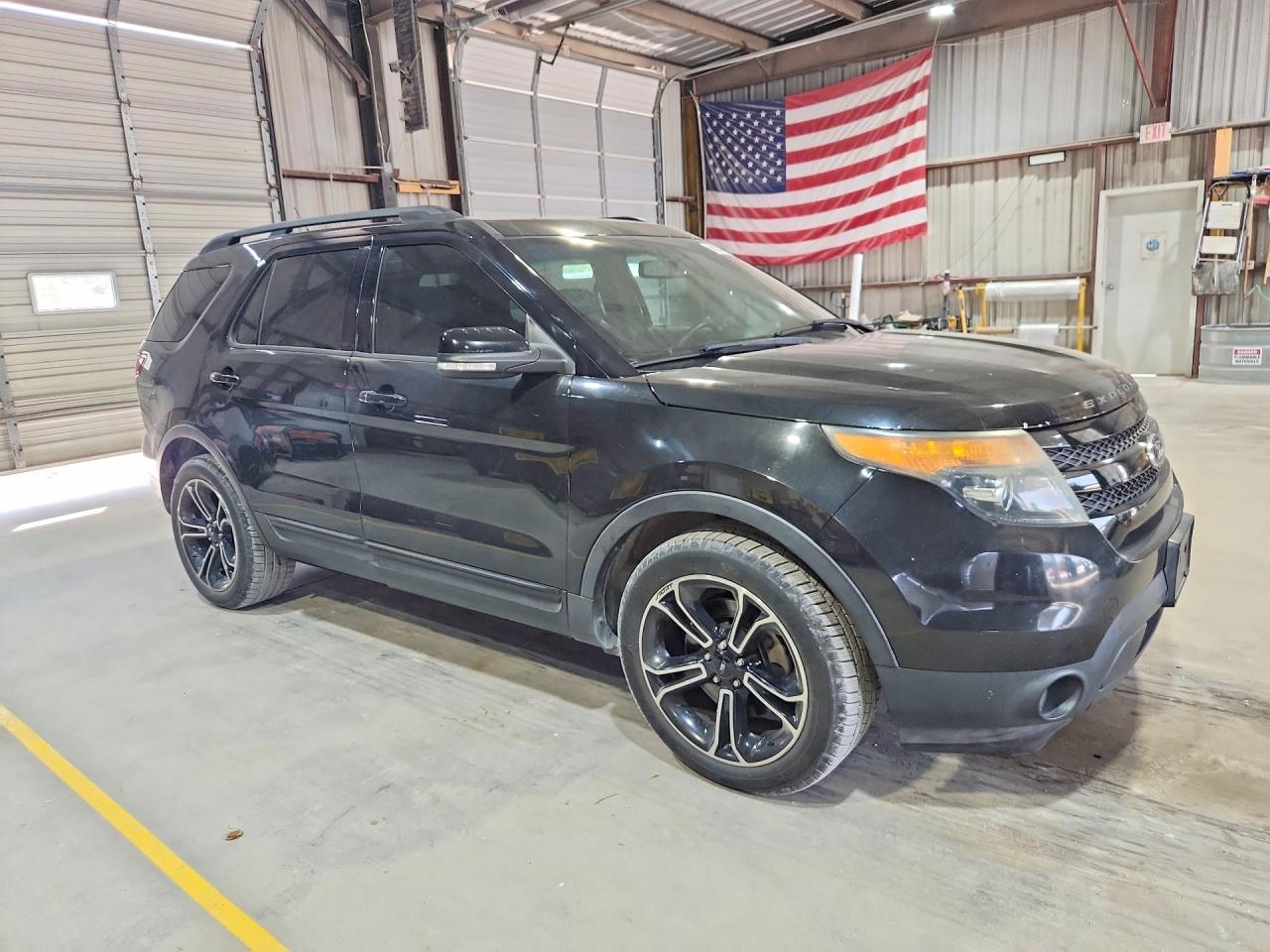 2015 Ford Explorer Sport Black vin: 1FM5K8GT5FGA92894