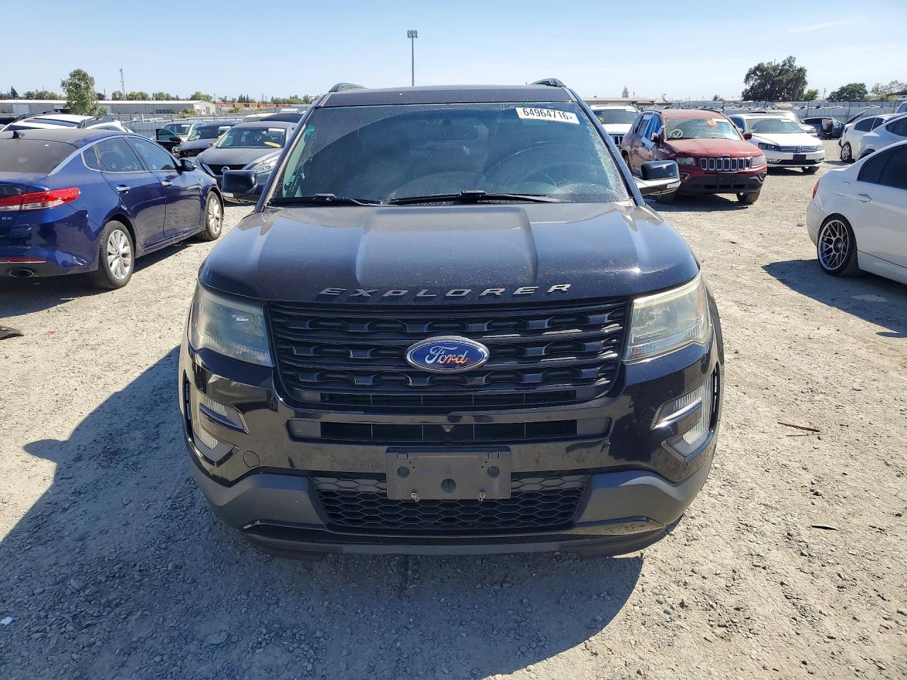 2016 Ford Explorer Sport Черный vin: 1FM5K8GT5GGC72488