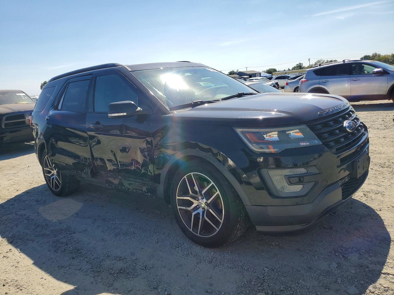 2016 Ford Explorer Sport Черный vin: 1FM5K8GT5GGC72488