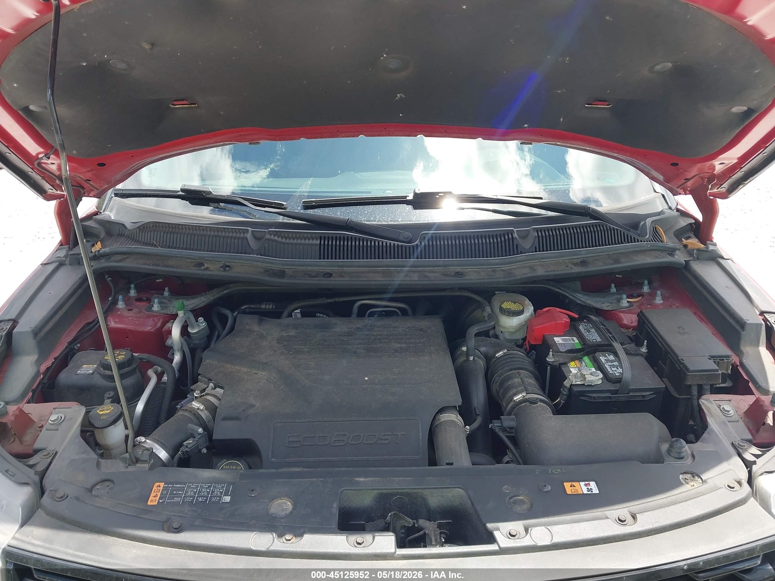 2019 Ford Explorer Sport Red vin: 1FM5K8GT5KGA68962