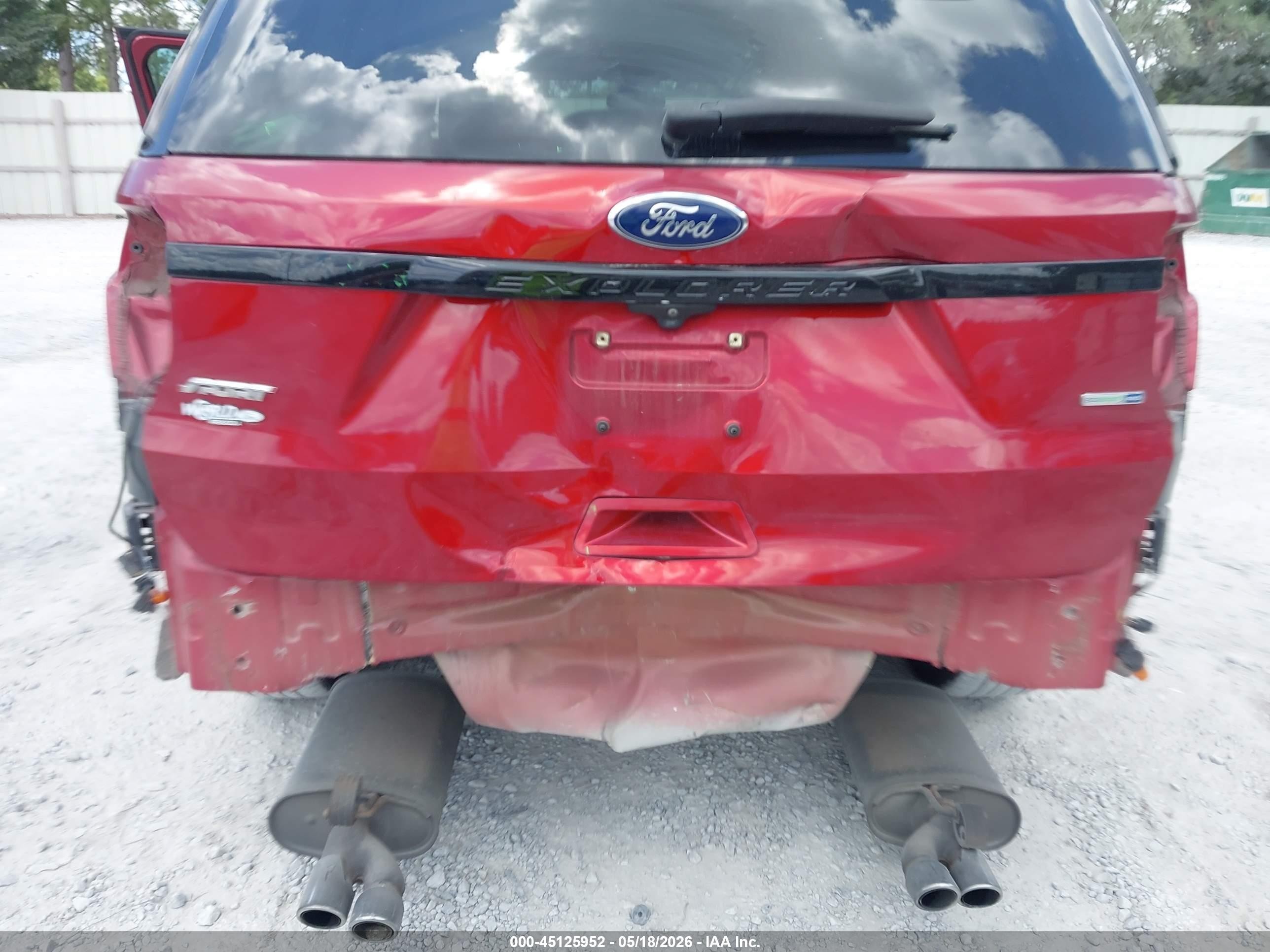 2019 Ford Explorer Sport Red vin: 1FM5K8GT5KGA68962