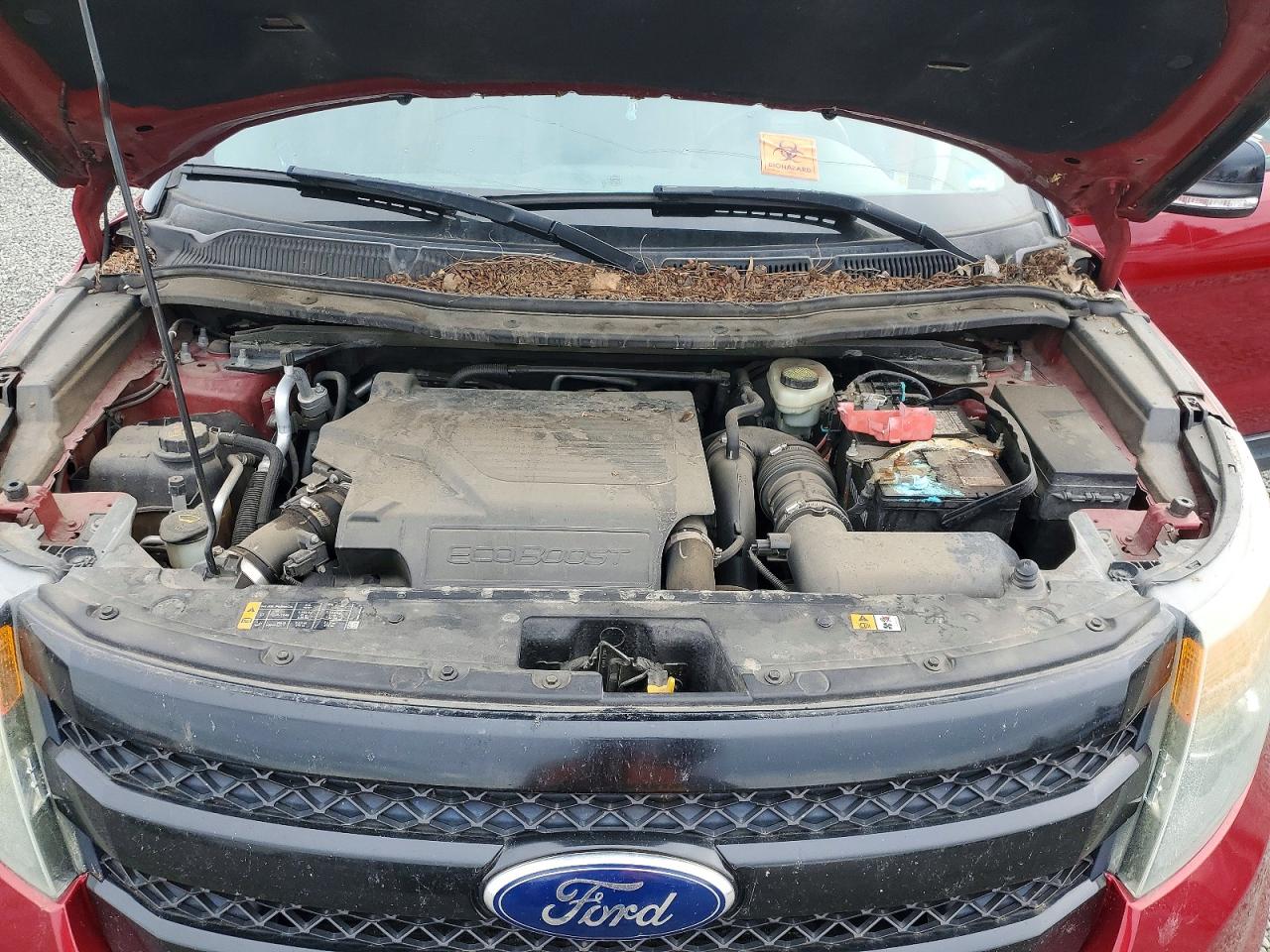 2014 Ford Explorer Sport Burgundy vin: 1FM5K8GT6EGA04790
