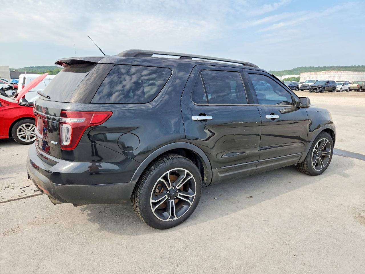2014 Ford Explorer Sport Black vin: 1FM5K8GT6EGA31939