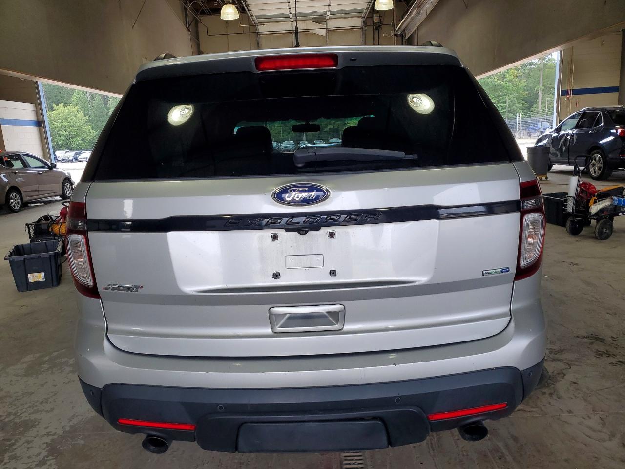 2014 Ford Explorer Sport Silver vin: 1FM5K8GT6EGA58283