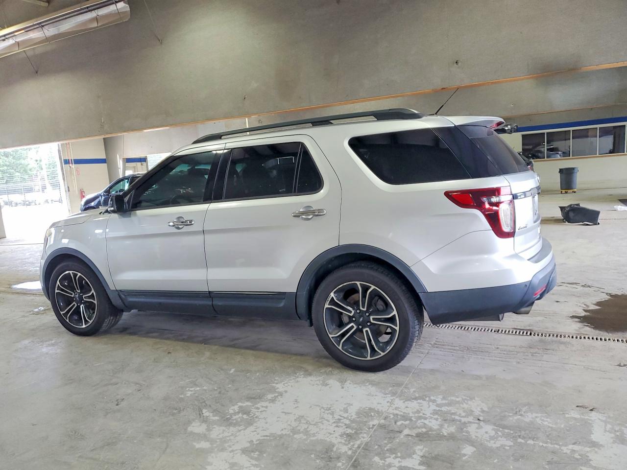 2014 Ford Explorer Sport Silver vin: 1FM5K8GT6EGA58283