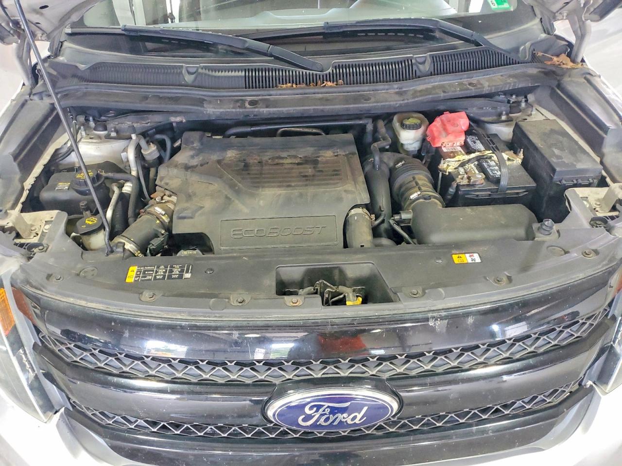 2014 Ford Explorer Sport Silver vin: 1FM5K8GT6EGA58283