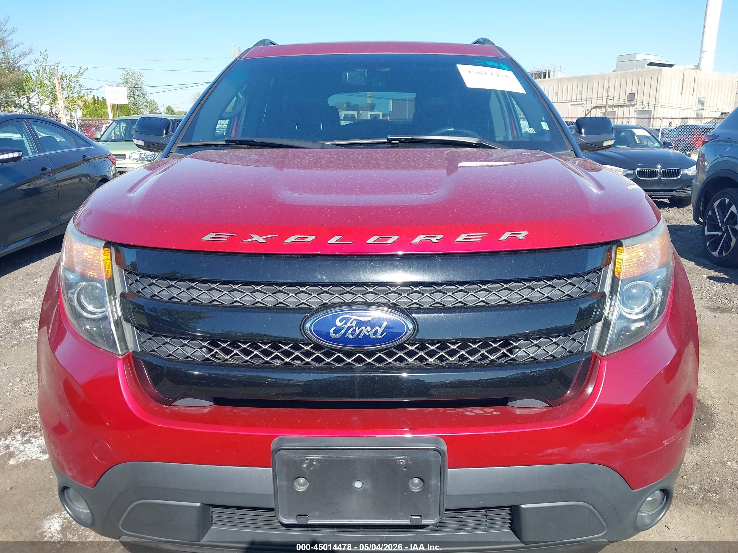 2014 Ford Explorer Sport Red vin: 1FM5K8GT6EGA60793