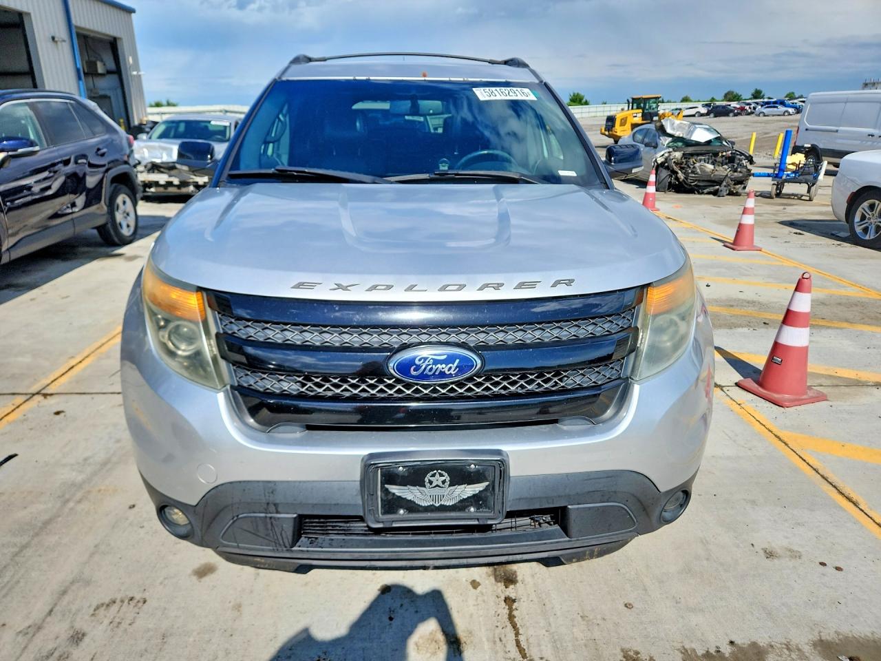 2014 Ford Explorer Sport Silver vin: 1FM5K8GT6EGA74984