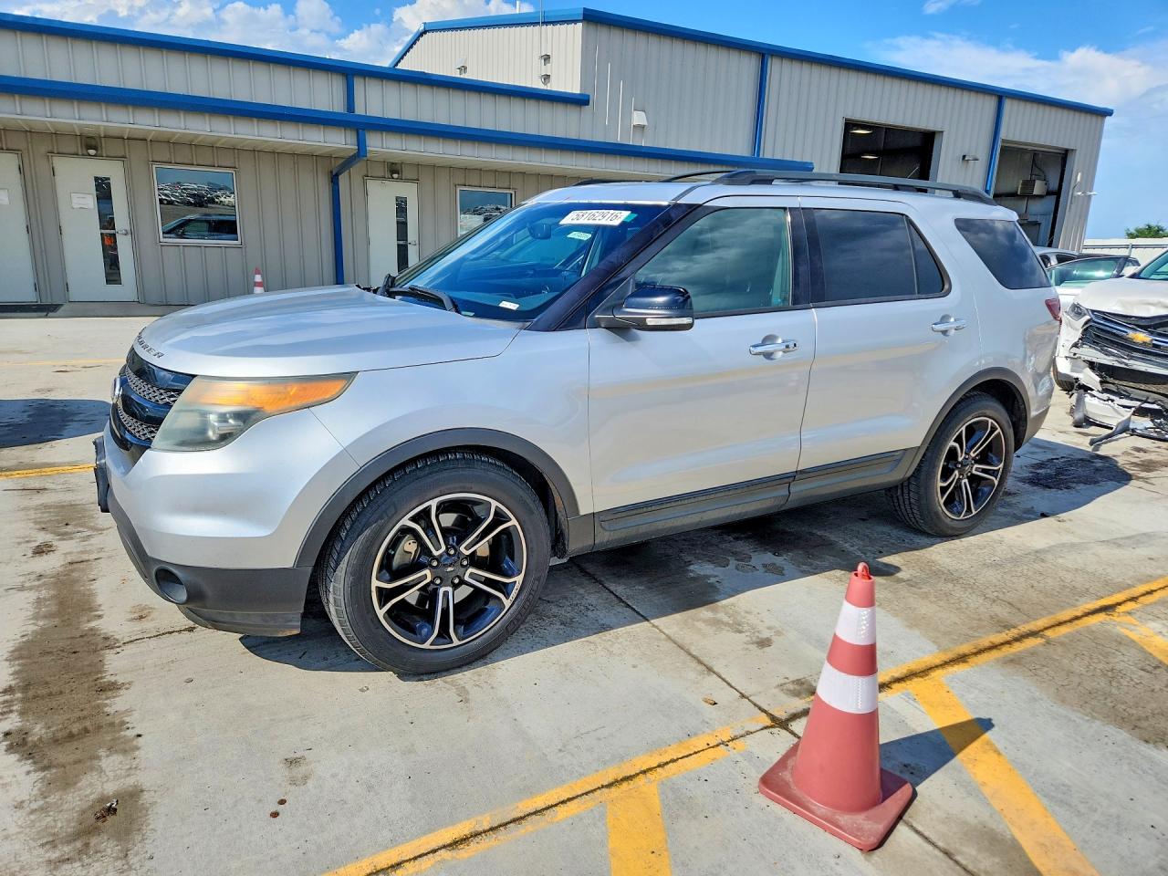 2014 Ford Explorer Sport Silver vin: 1FM5K8GT6EGA74984