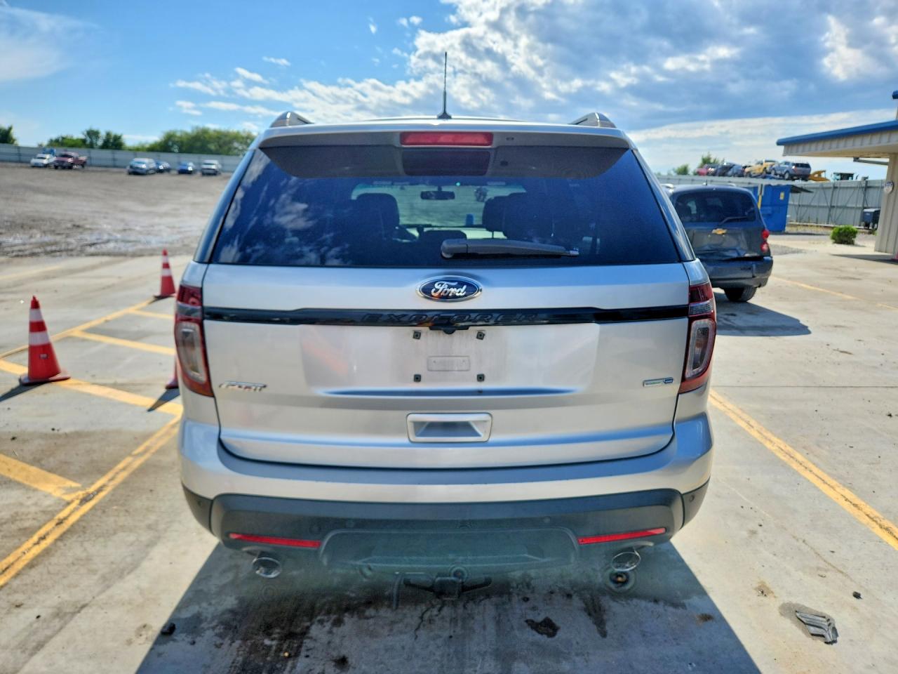 2014 Ford Explorer Sport Silver vin: 1FM5K8GT6EGA74984