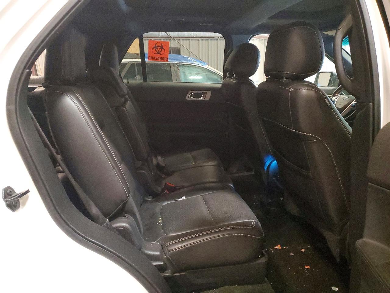 2014 Ford Explorer Sport White vin: 1FM5K8GT6EGA86696