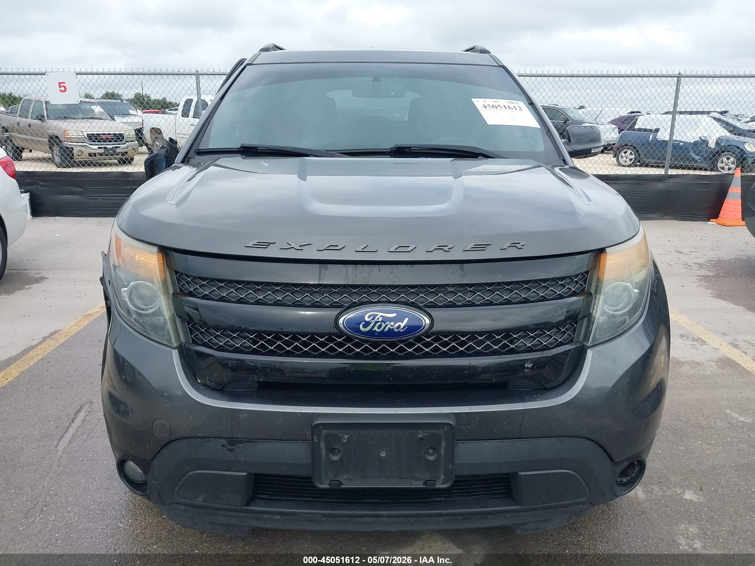 2015 Ford Explorer Sport Серый vin: 1FM5K8GT6FGA52064