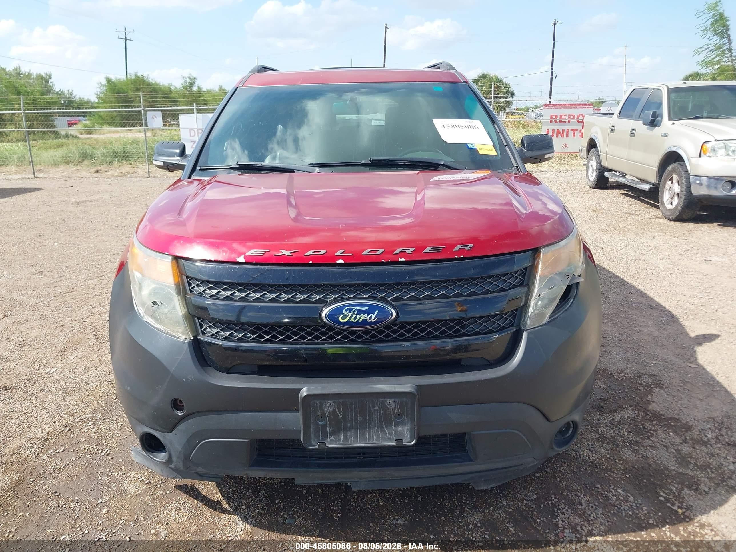 2015 Ford Explorer Sport Red vin: 1FM5K8GT6FGC23928
