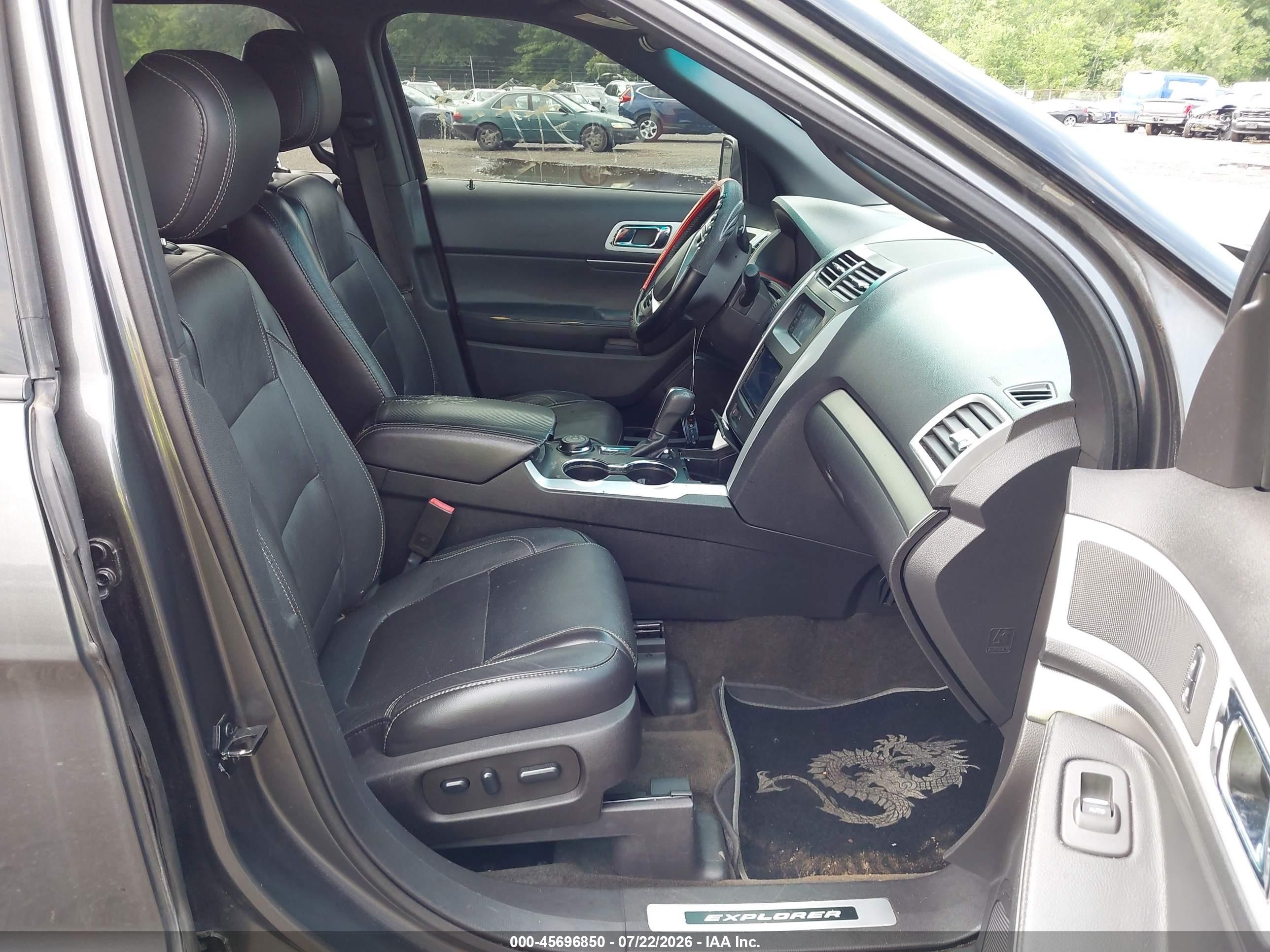 2015 Ford Explorer Sport Gray vin: 1FM5K8GT6FGC32368