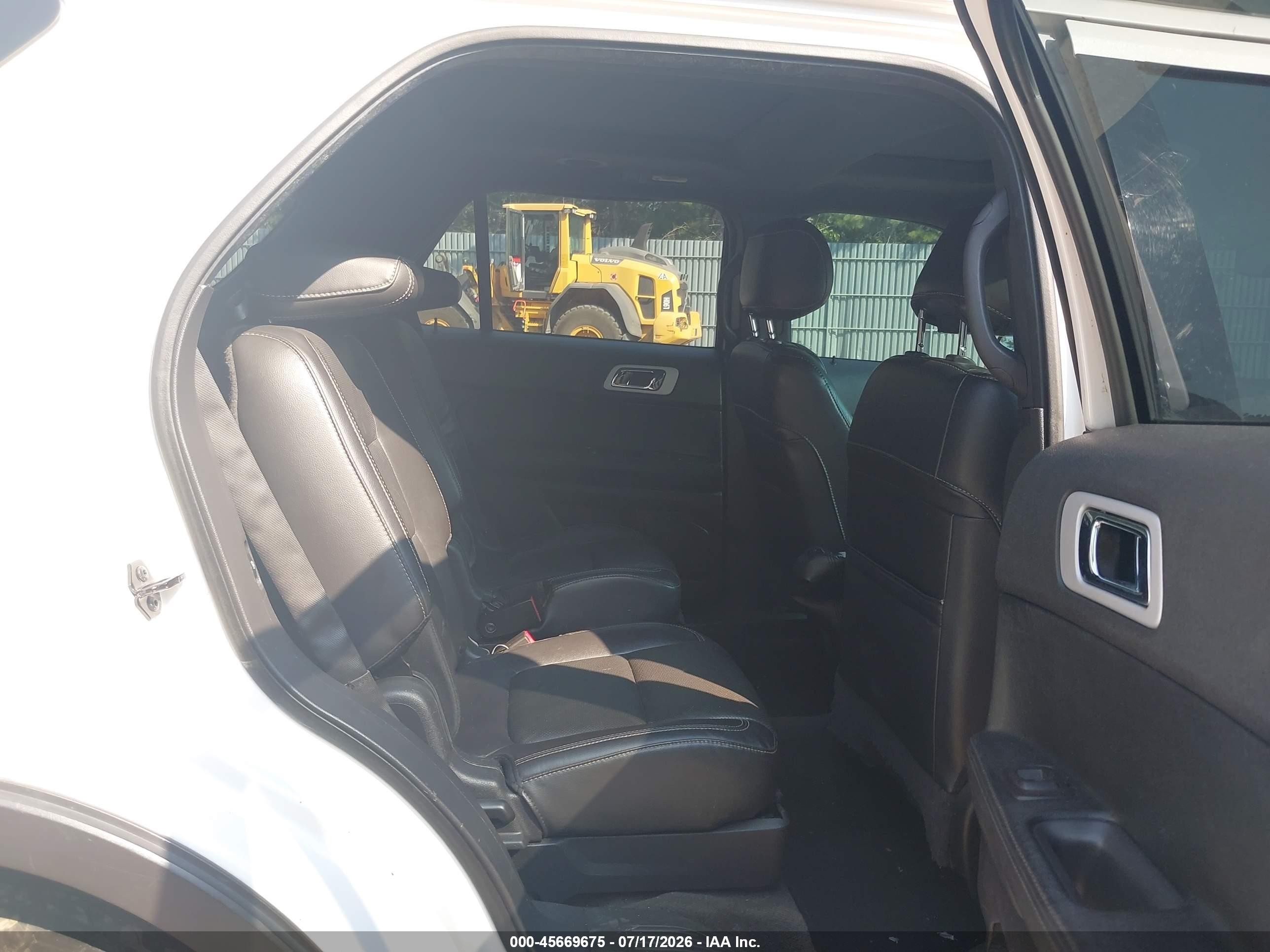 2015 Ford Explorer Sport White vin: 1FM5K8GT6FGC32841