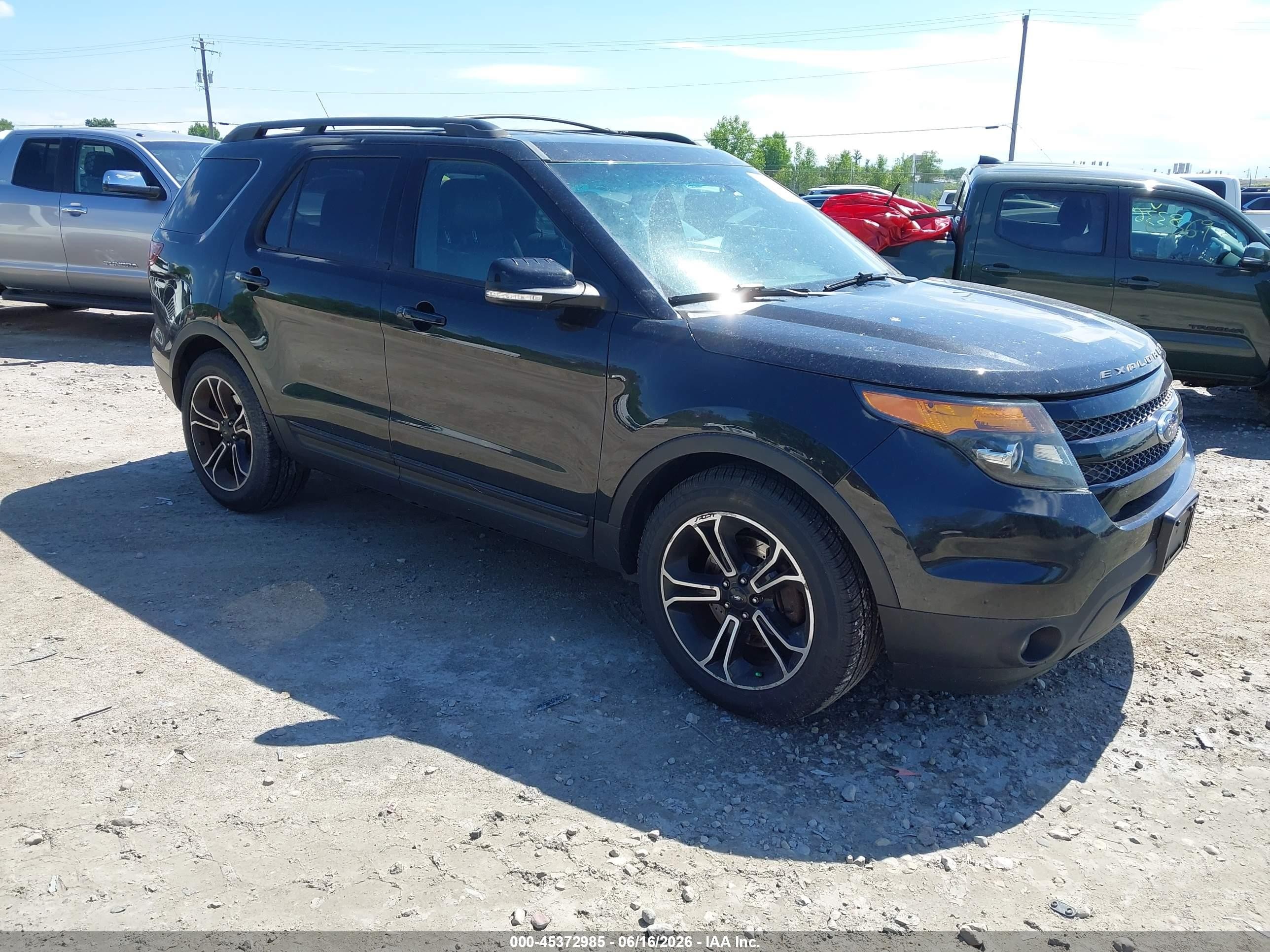 2015 Ford Explorer Sport Black vin: 1FM5K8GT6FGC47016