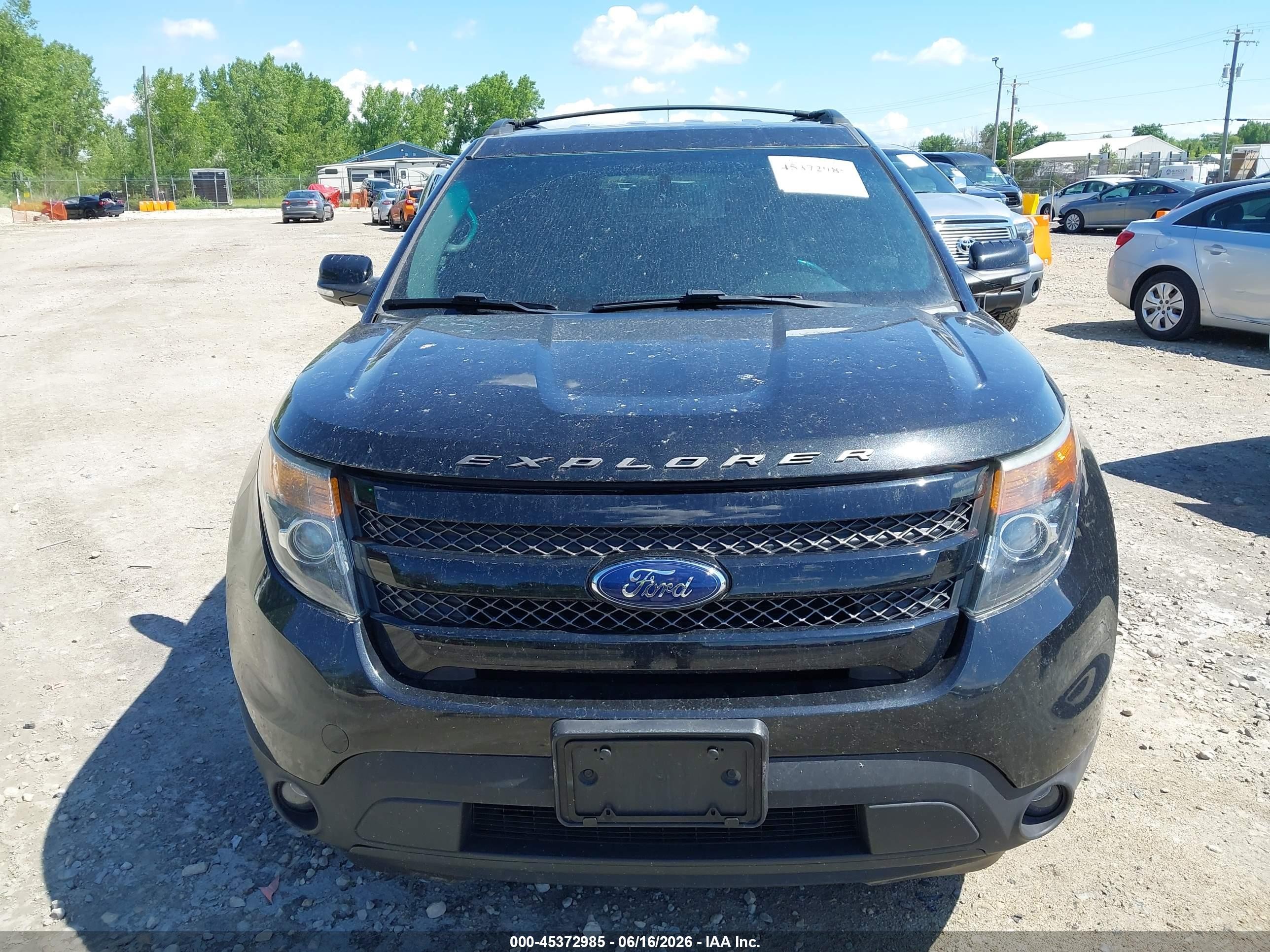 2015 Ford Explorer Sport Black vin: 1FM5K8GT6FGC47016