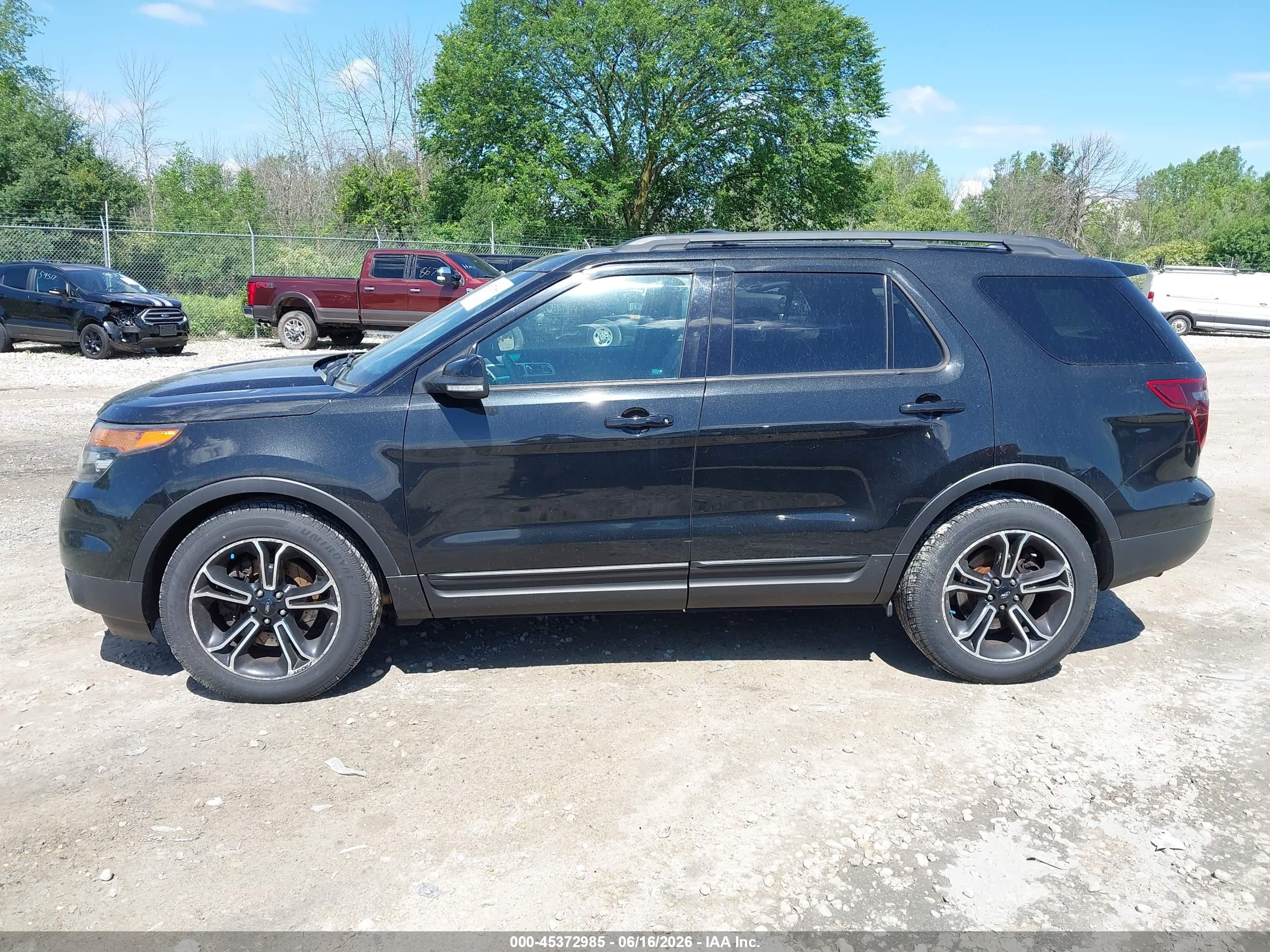 2015 Ford Explorer Sport Black vin: 1FM5K8GT6FGC47016