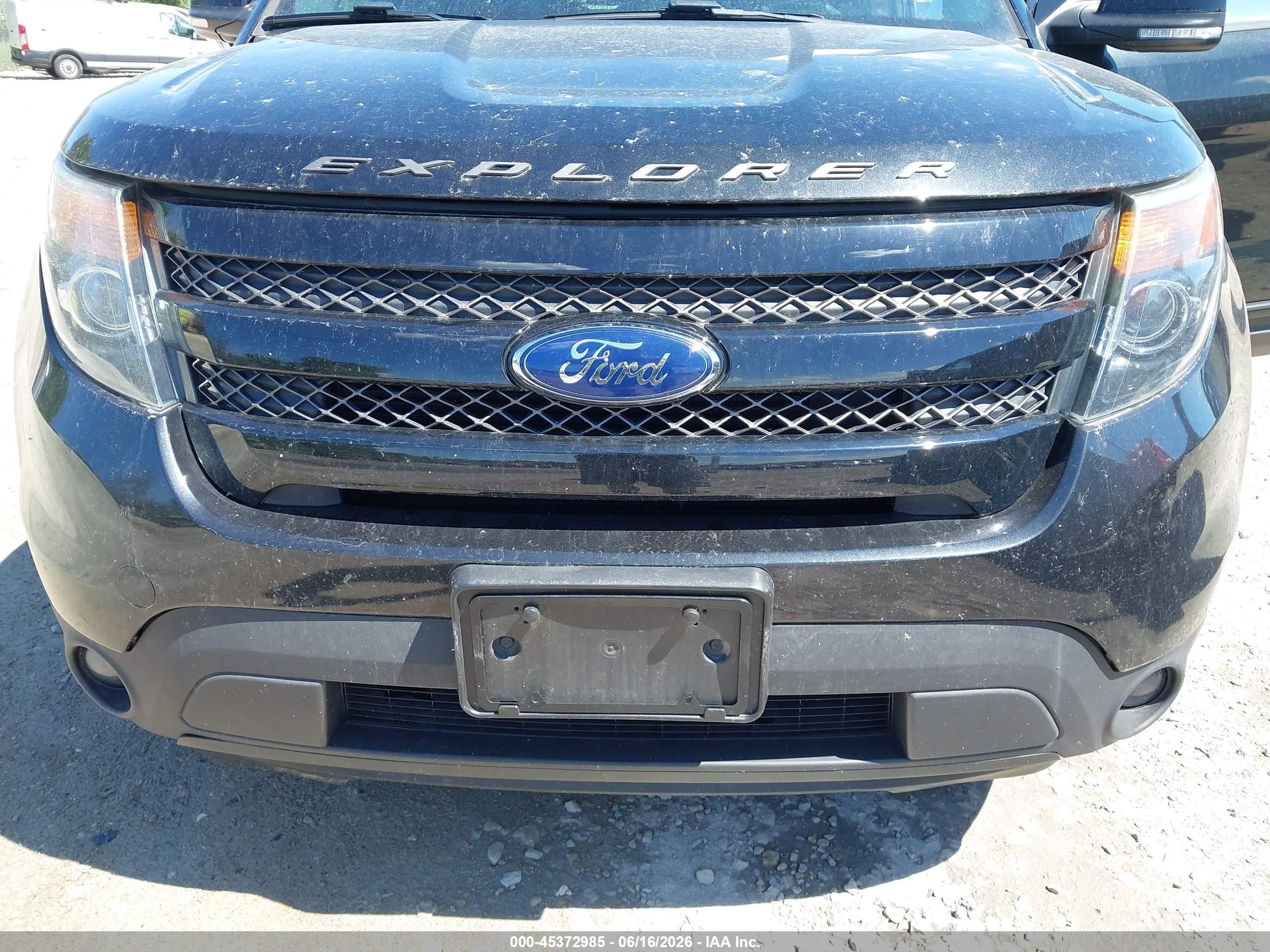 2015 Ford Explorer Sport Black vin: 1FM5K8GT6FGC47016