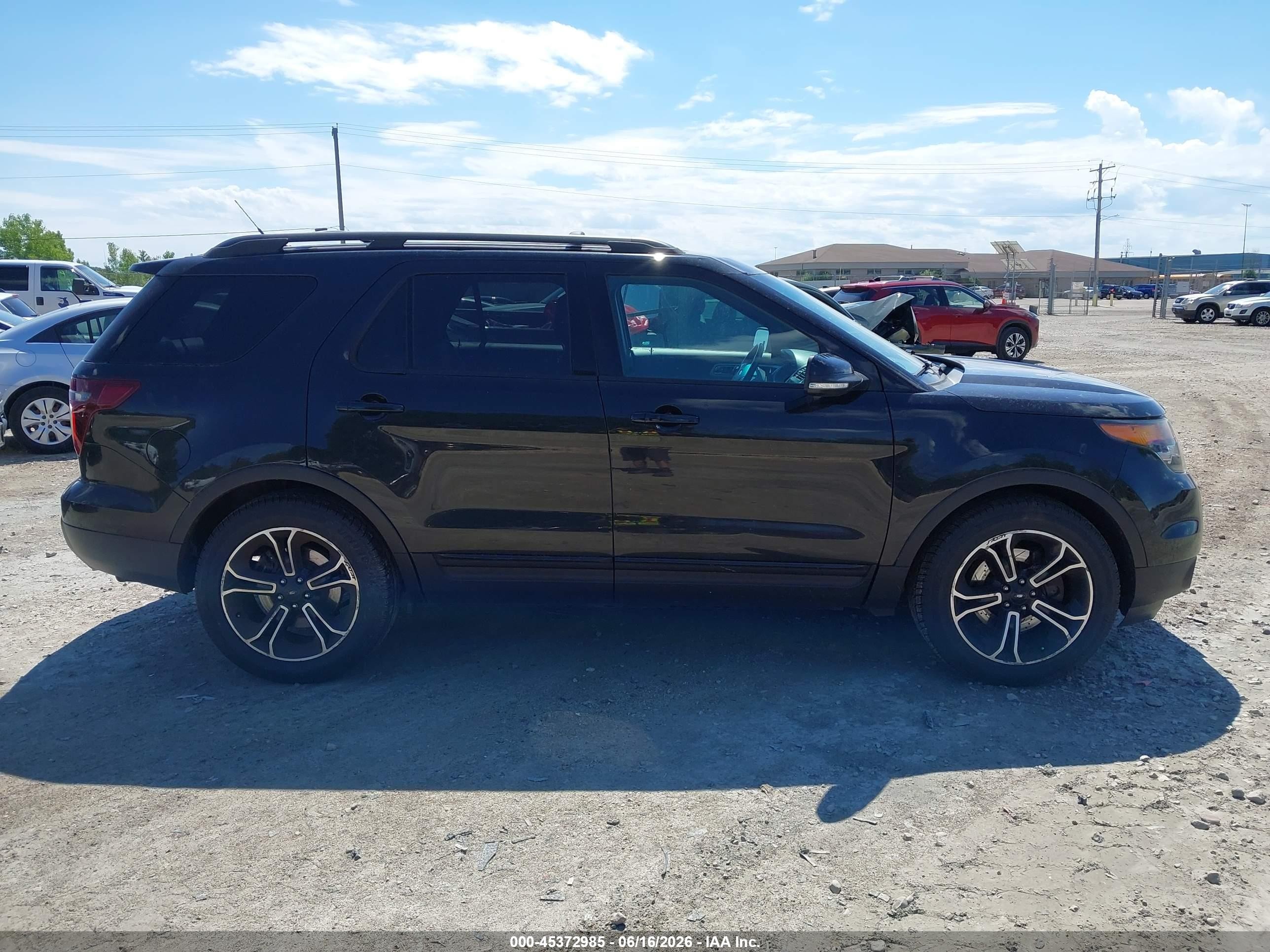 2015 Ford Explorer Sport Black vin: 1FM5K8GT6FGC47016