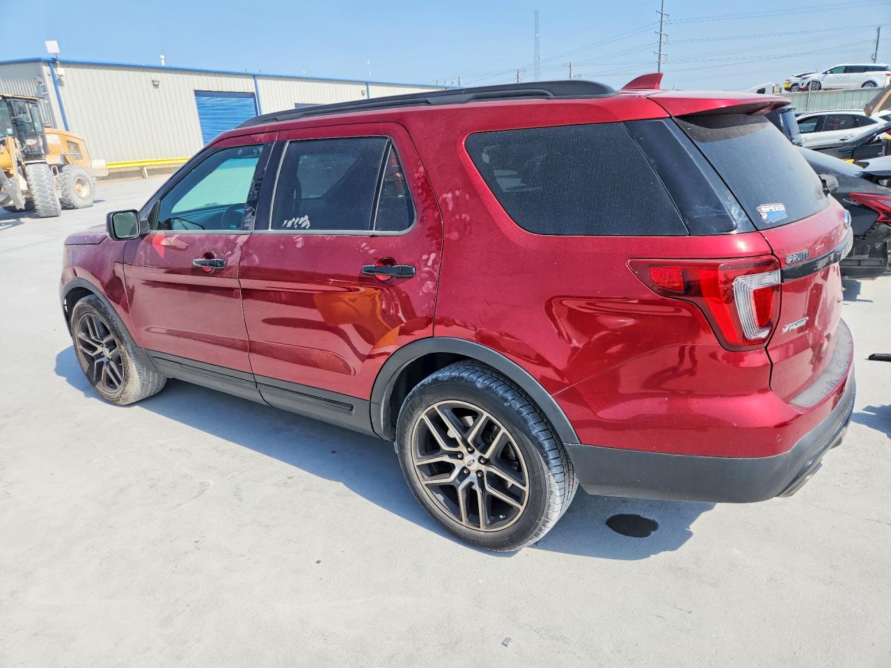 2016 Ford Explorer Sport Red vin: 1FM5K8GT6GGA24637