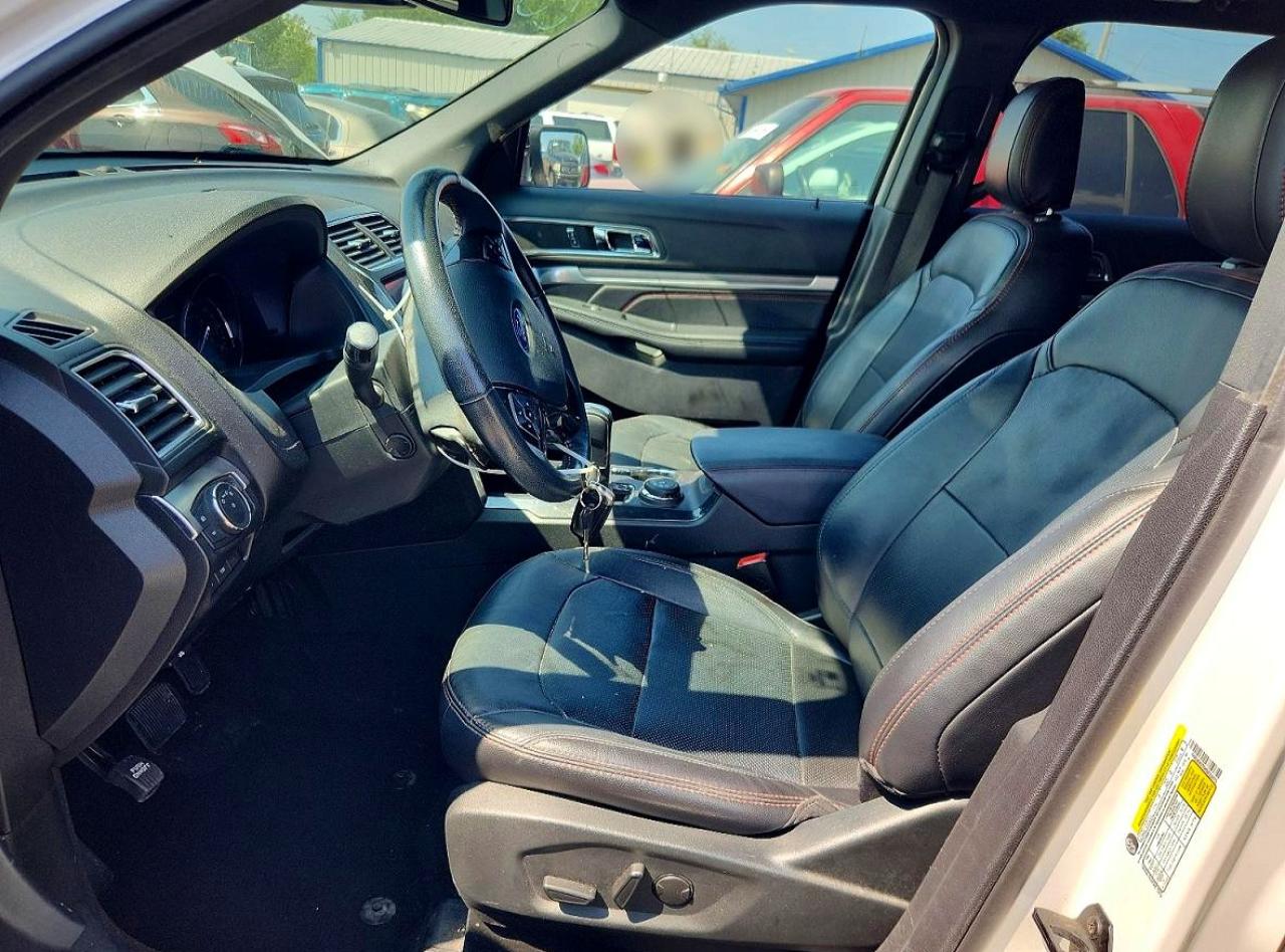2019 Ford Explorer Sport White vin: 1FM5K8GT6KGA33475
