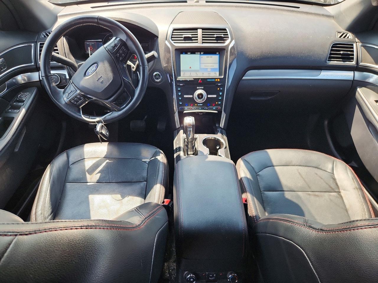 2019 Ford Explorer Sport White vin: 1FM5K8GT6KGA33475