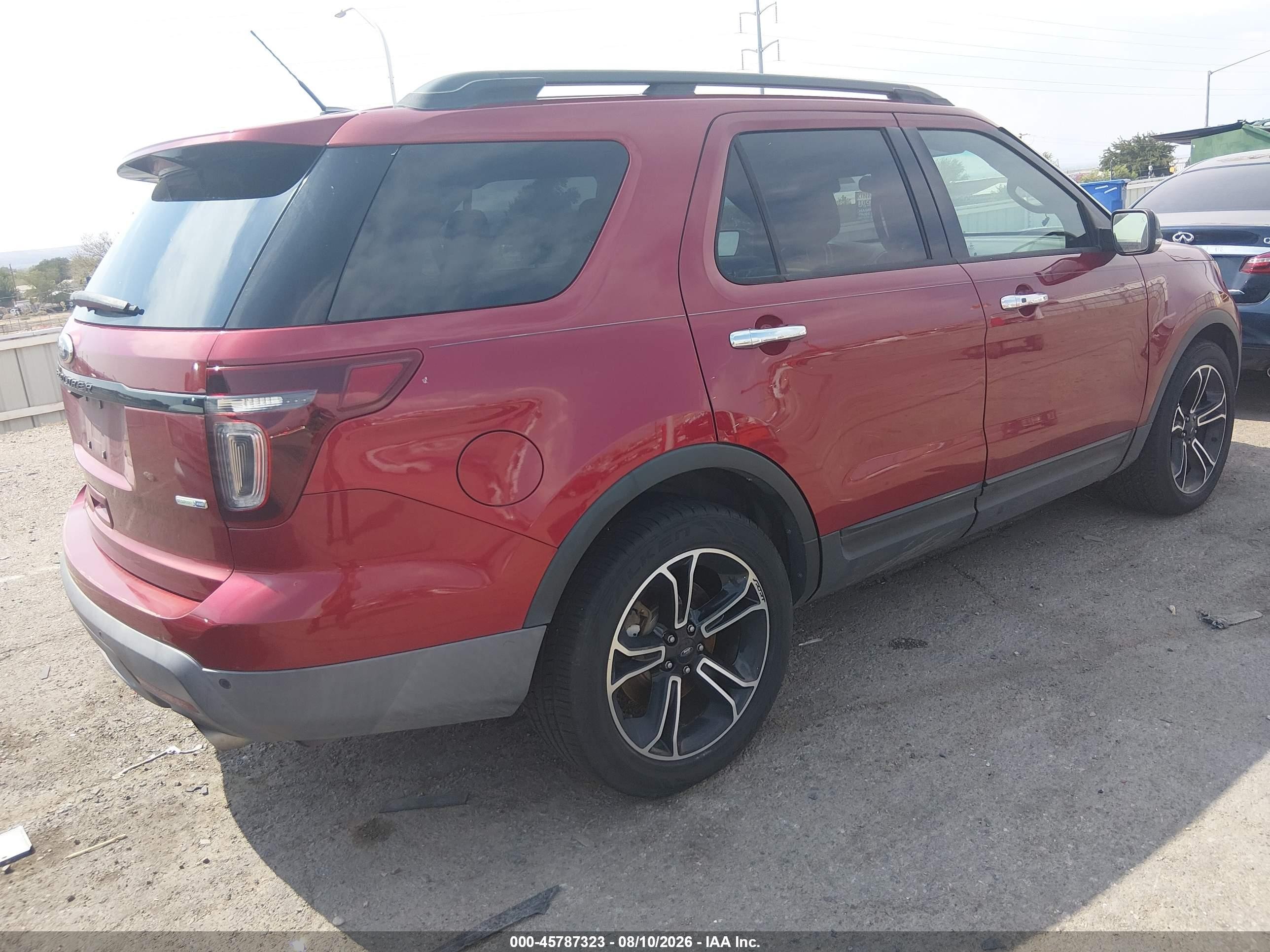 2013 Ford Explorer Sport Красный vin: 1FM5K8GT7DGB29487