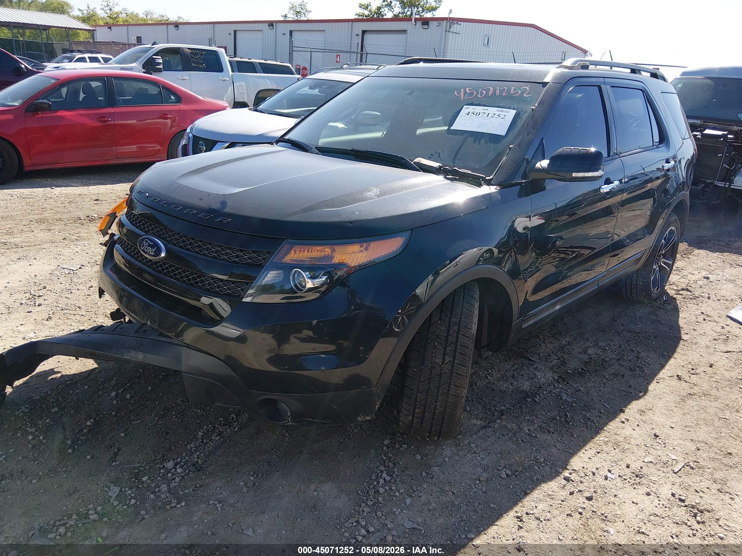 2013 Ford Explorer Sport Black vin: 1FM5K8GT7DGC05628