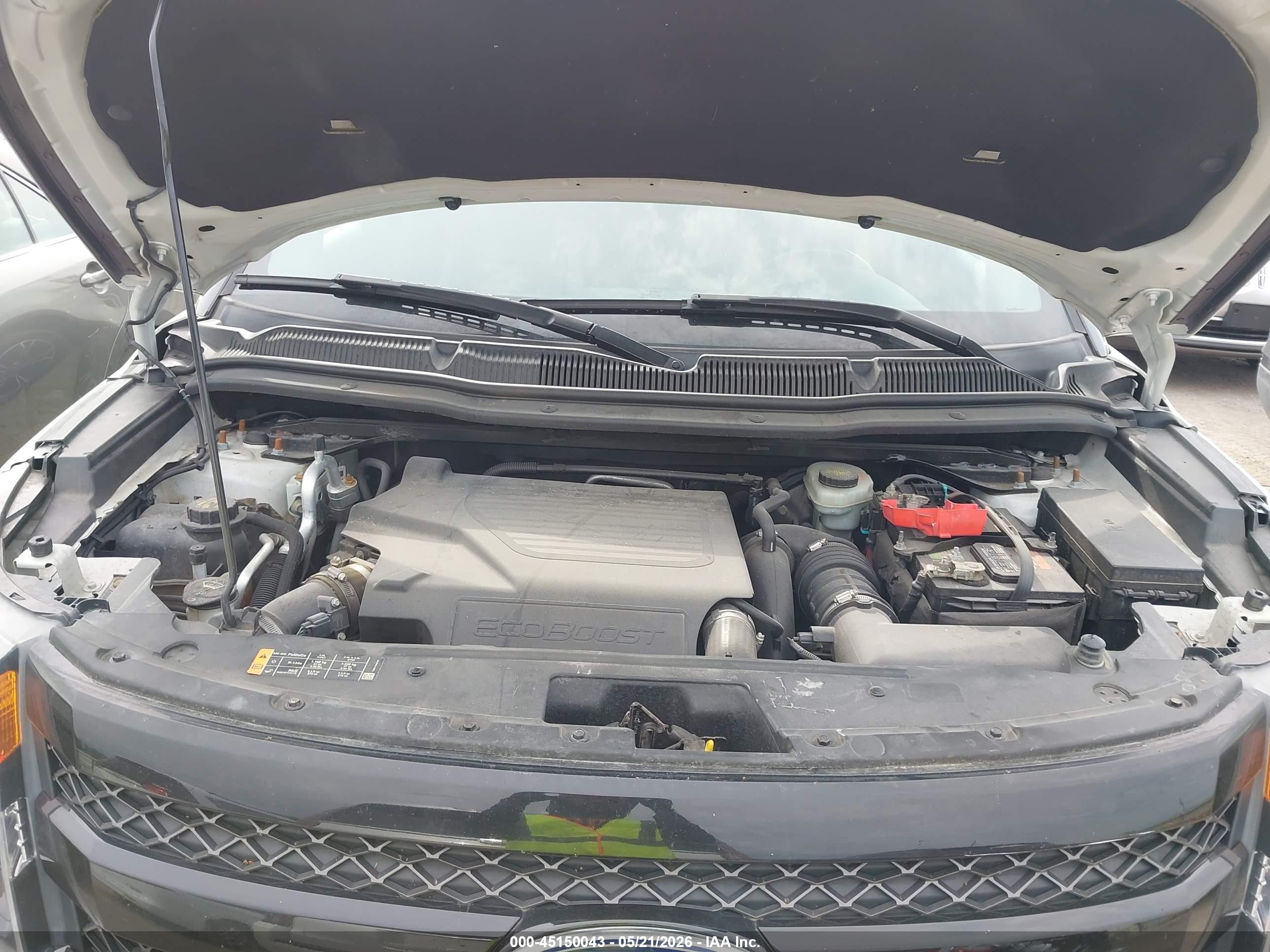 2014 Ford Explorer Sport Белый vin: 1FM5K8GT7EGA22800