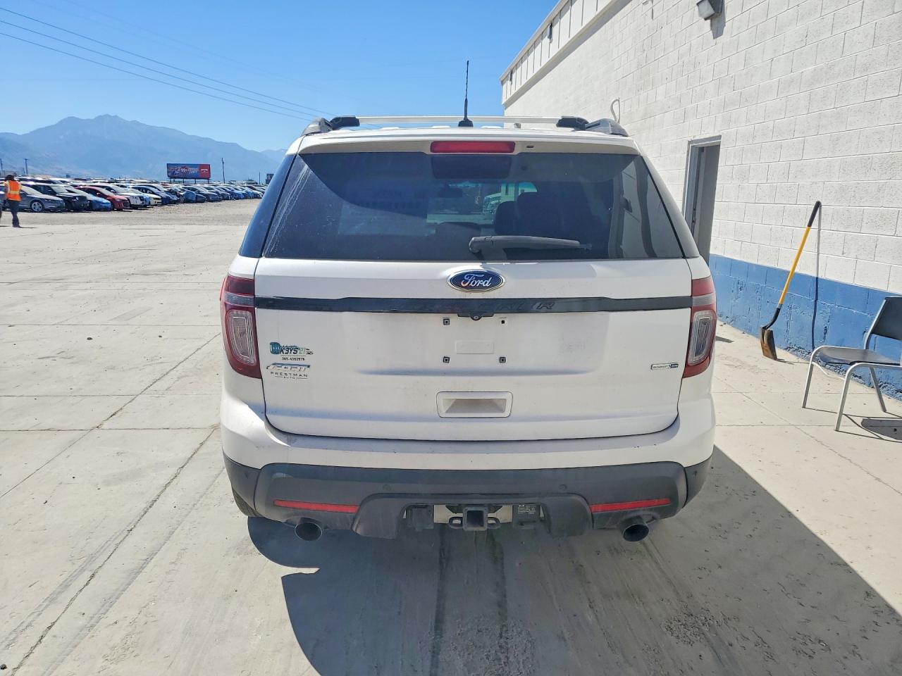 2014 Ford Explorer Sport White vin: 1FM5K8GT7EGA80275