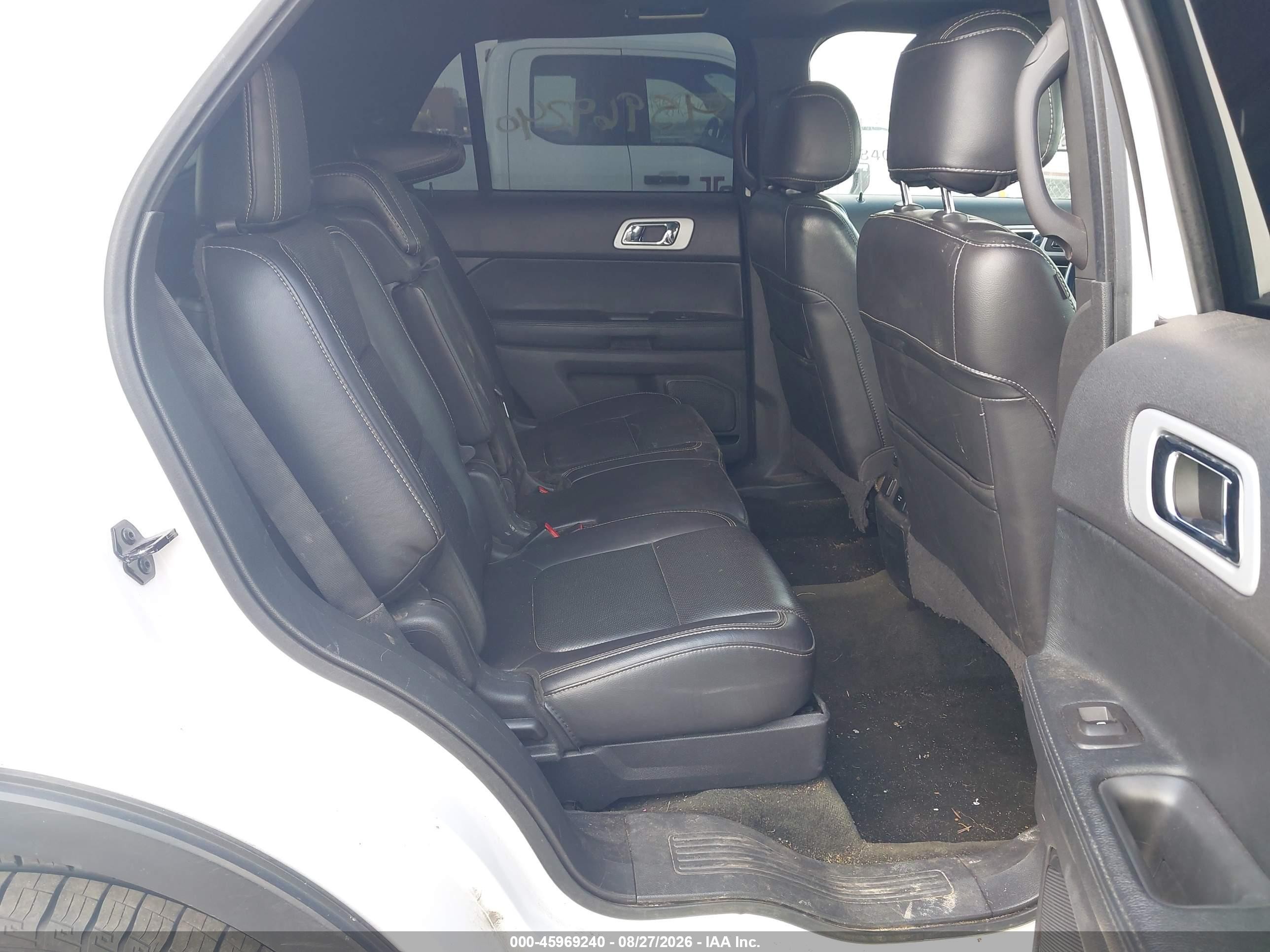 2014 Ford Explorer Sport White vin: 1FM5K8GT7EGA89719