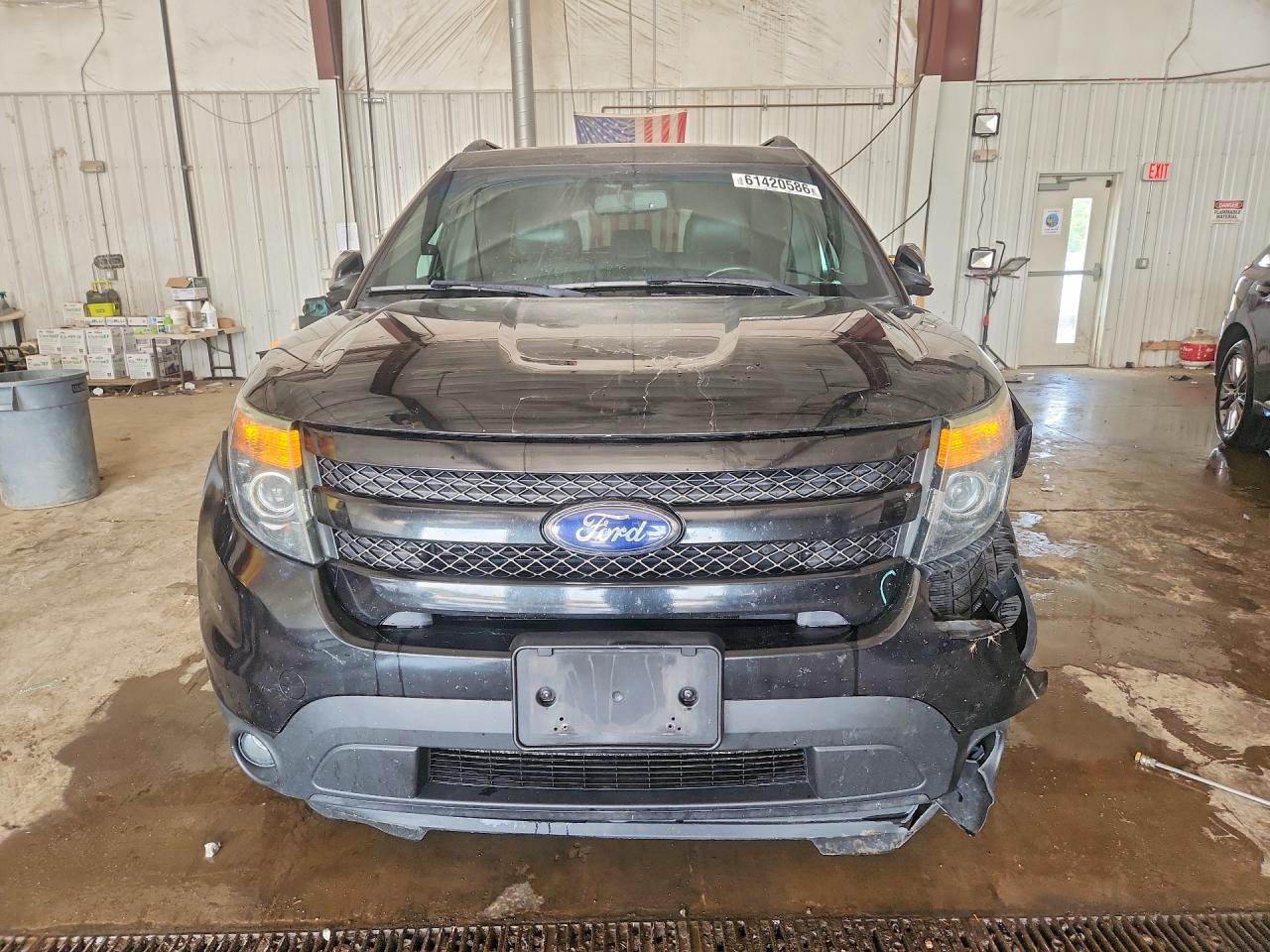 2014 Ford Explorer Sport Black vin: 1FM5K8GT7EGC06389
