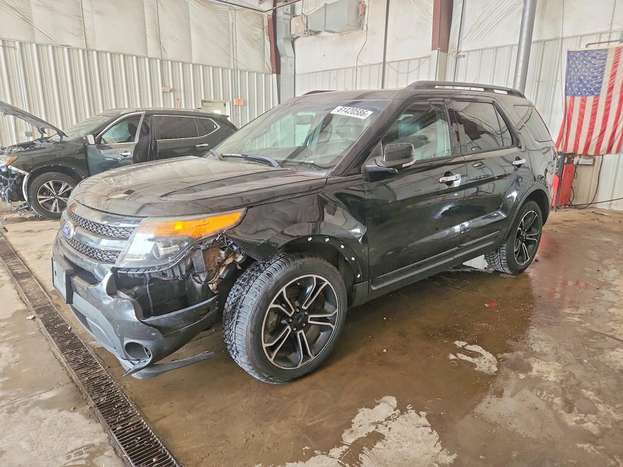 2014 Ford Explorer Sport Black vin: 1FM5K8GT7EGC06389