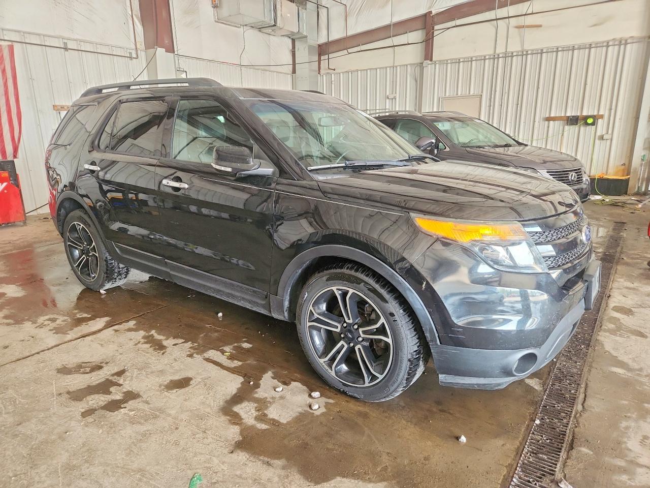 2014 Ford Explorer Sport Black vin: 1FM5K8GT7EGC06389