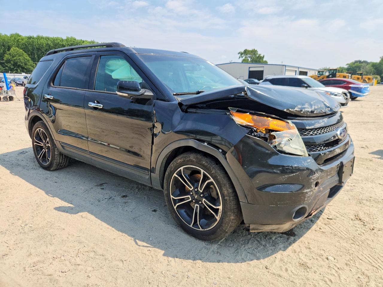 2014 Ford Explorer Sport Black vin: 1FM5K8GT7EGC62557