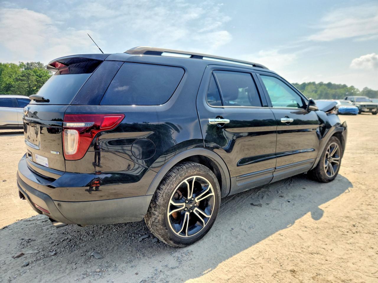 2014 Ford Explorer Sport Black vin: 1FM5K8GT7EGC62557