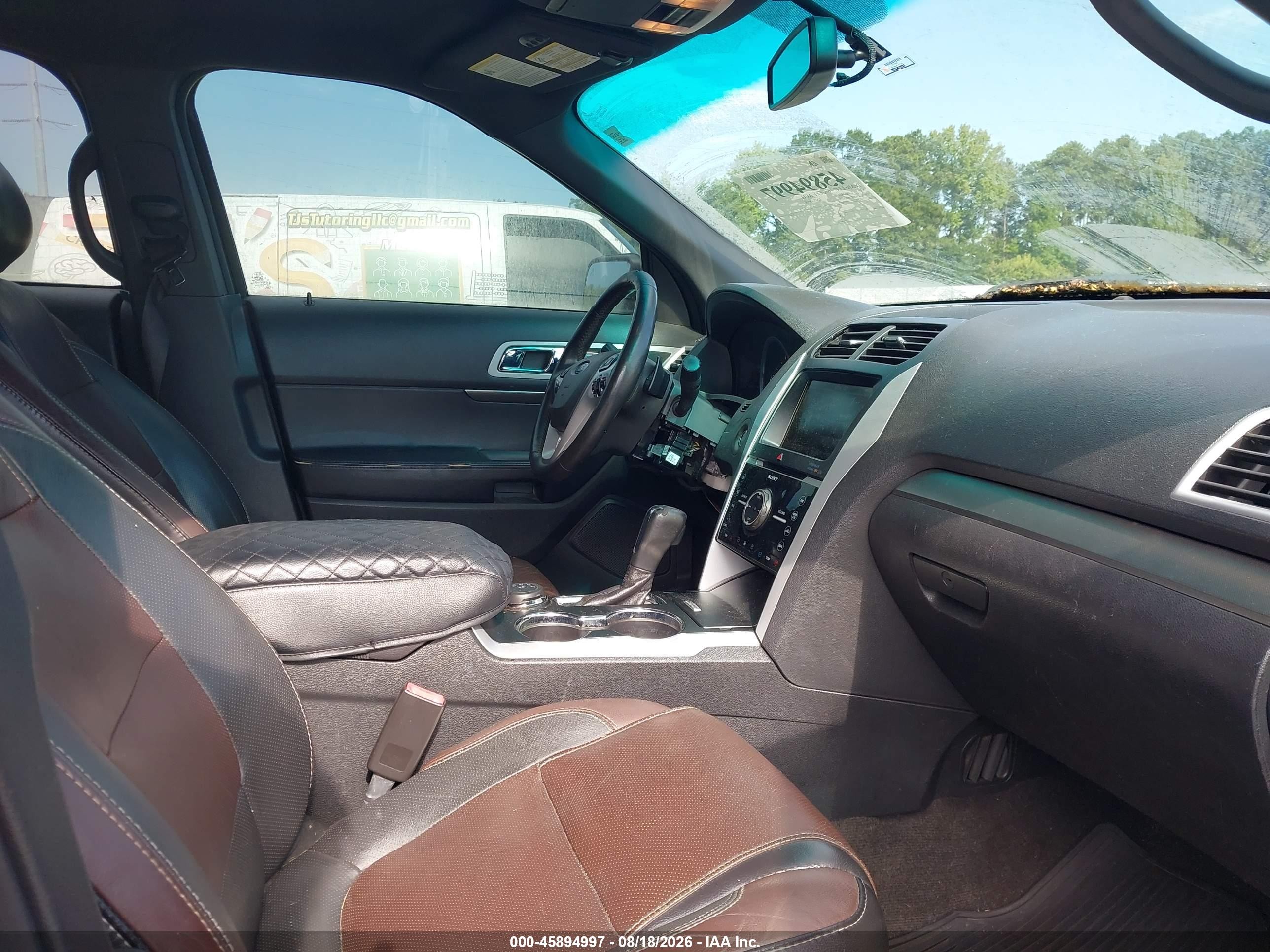 2015 Ford Explorer Sport Серый vin: 1FM5K8GT7FGA50226
