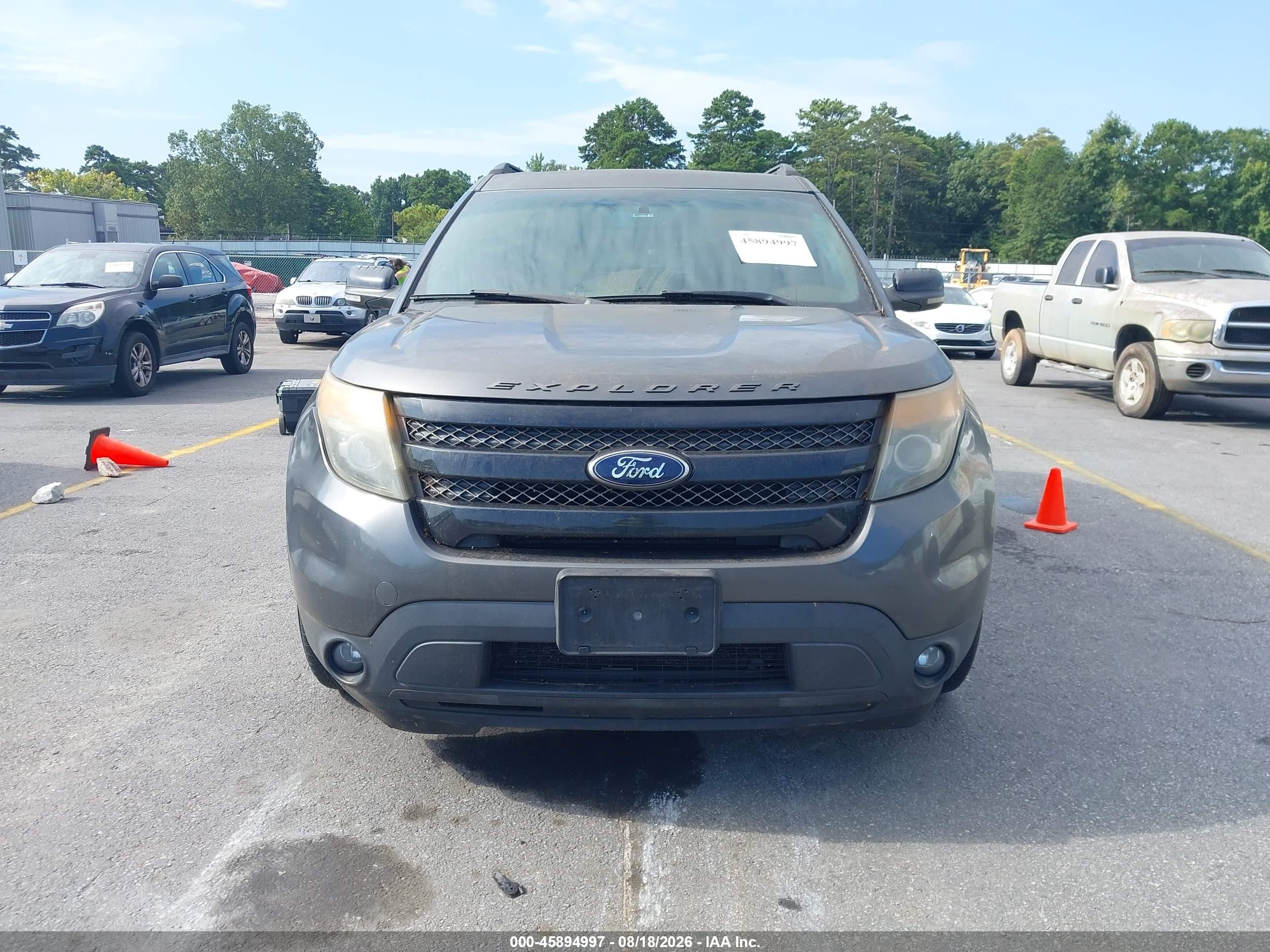 2015 Ford Explorer Sport Серый vin: 1FM5K8GT7FGA50226