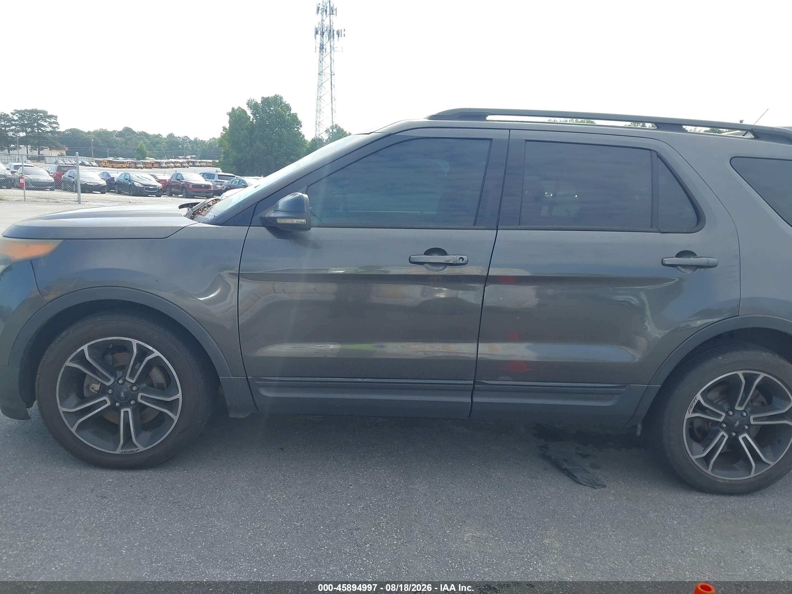 2015 Ford Explorer Sport Серый vin: 1FM5K8GT7FGA50226