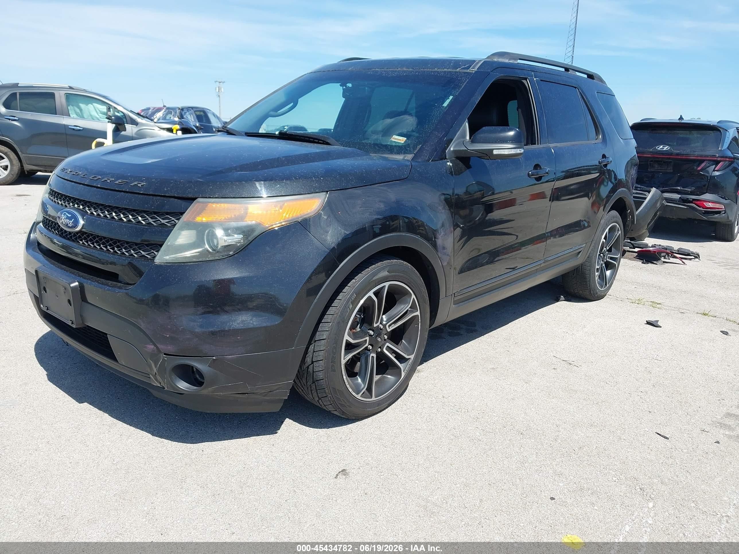 2015 Ford Explorer Sport Black vin: 1FM5K8GT7FGA75062