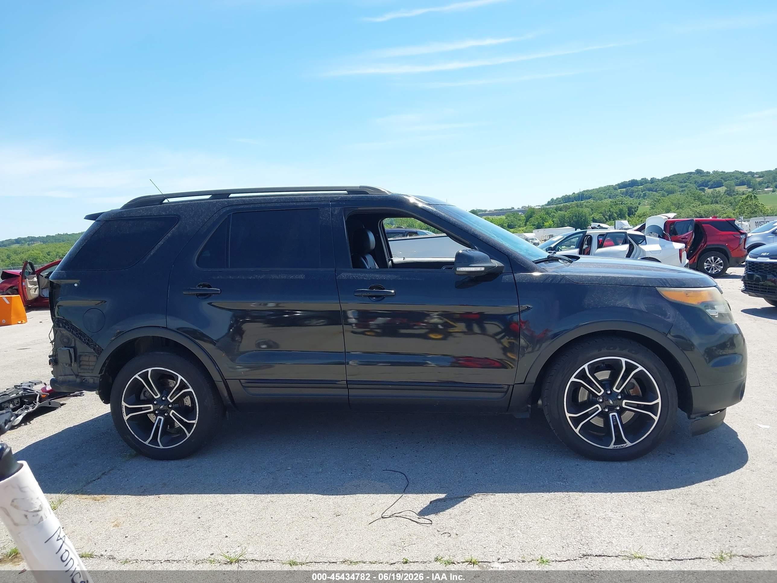 2015 Ford Explorer Sport Black vin: 1FM5K8GT7FGA75062