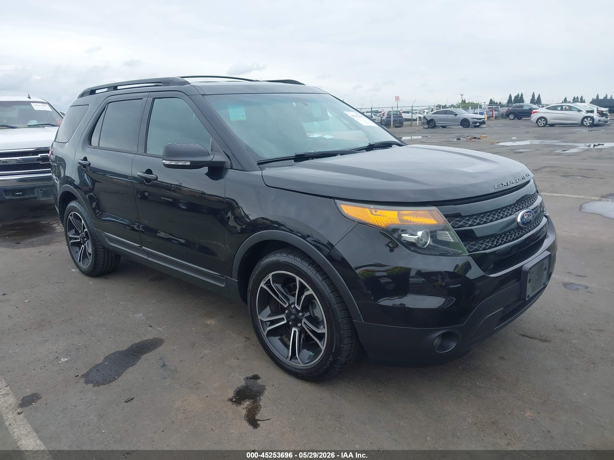 2015 Ford Explorer Sport Black vin: 1FM5K8GT7FGB62539