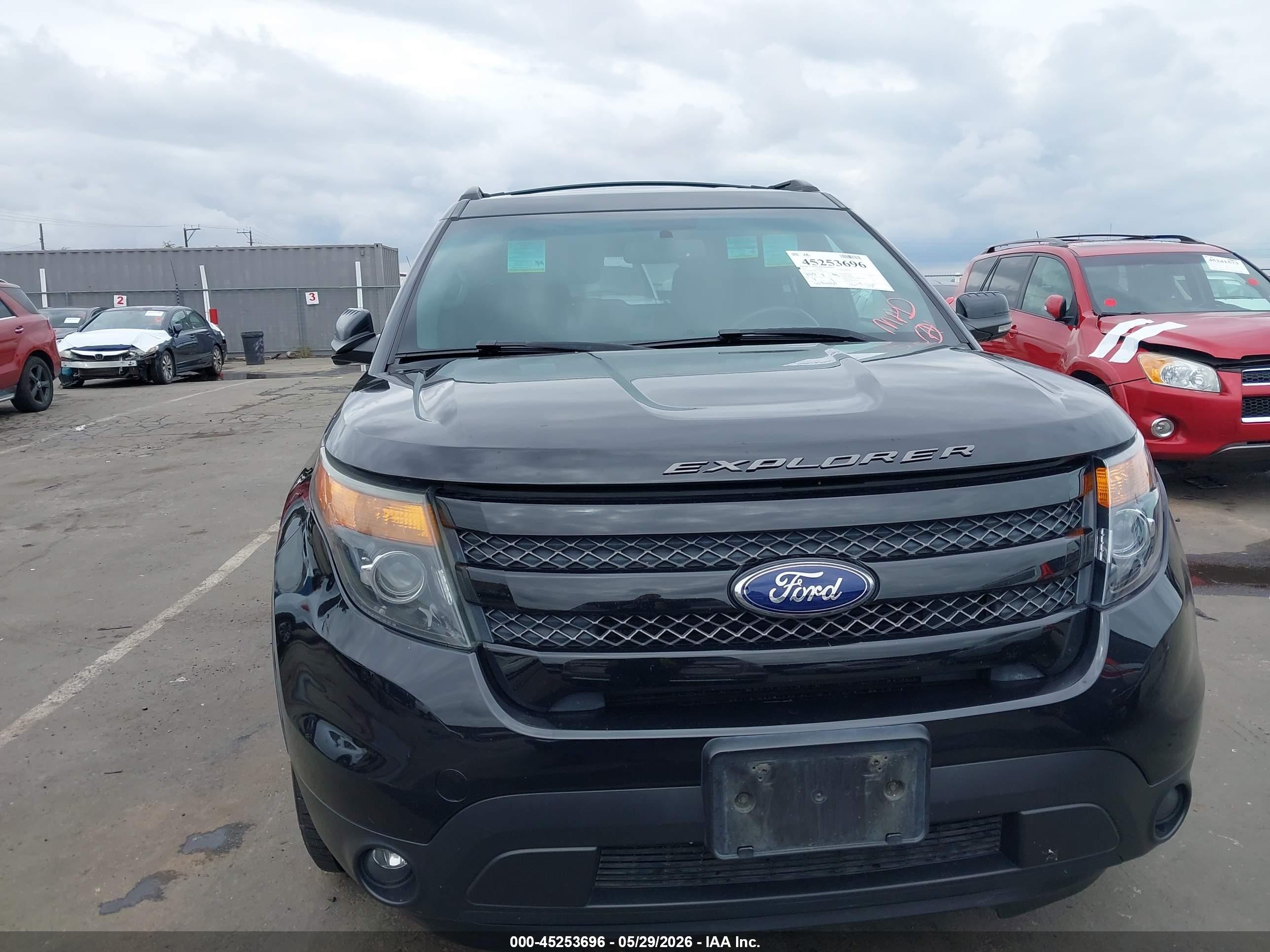 2015 Ford Explorer Sport Black vin: 1FM5K8GT7FGB62539