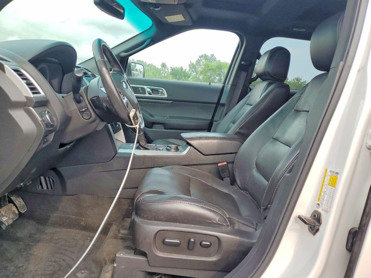 2015 Ford Explorer Sport White vin: 1FM5K8GT7FGC14994